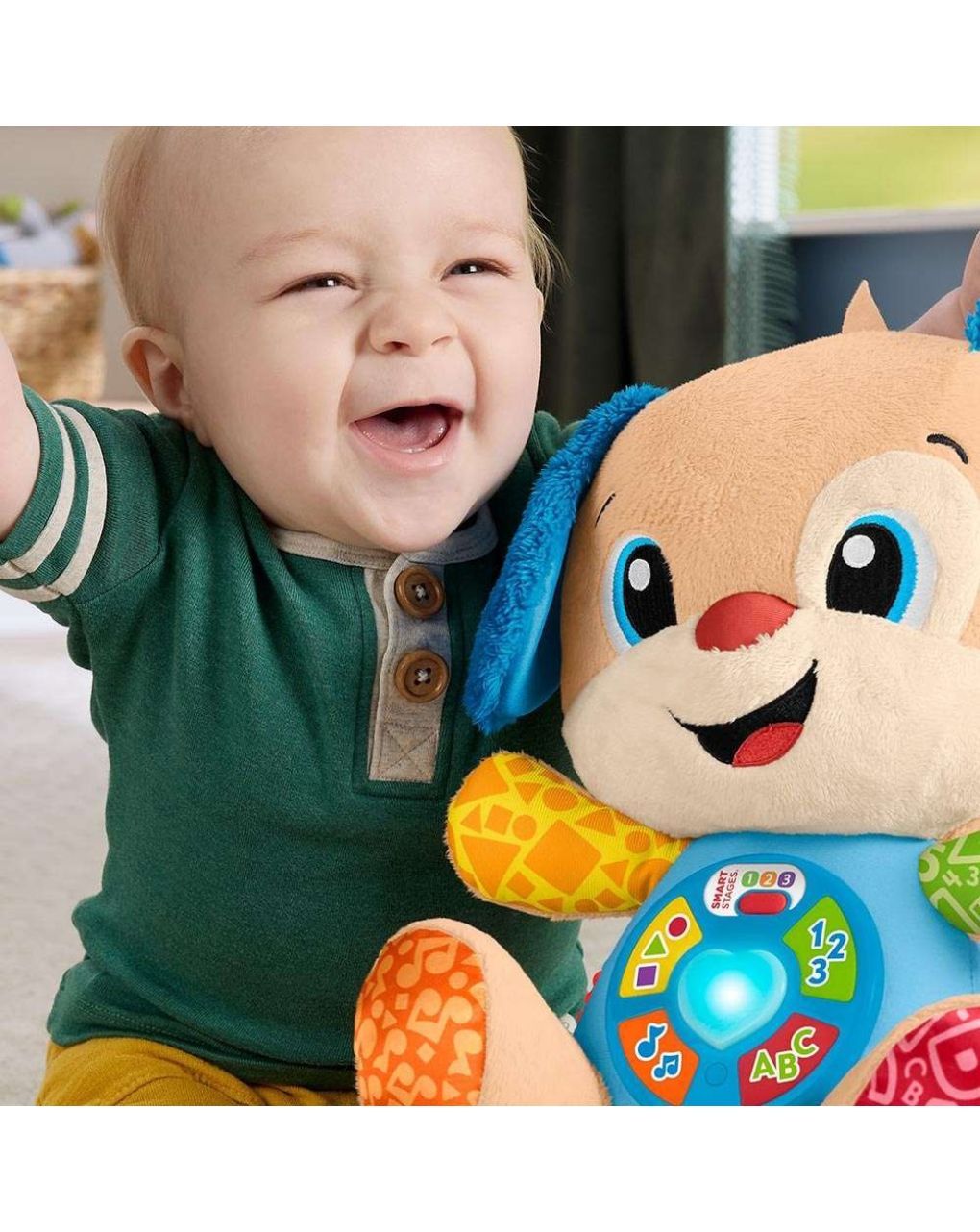 Mattel fisher-price laugh & learn εκπαιδευτικό σκυλάκι smart stages 6-36m jfd25 - Fisher-Price