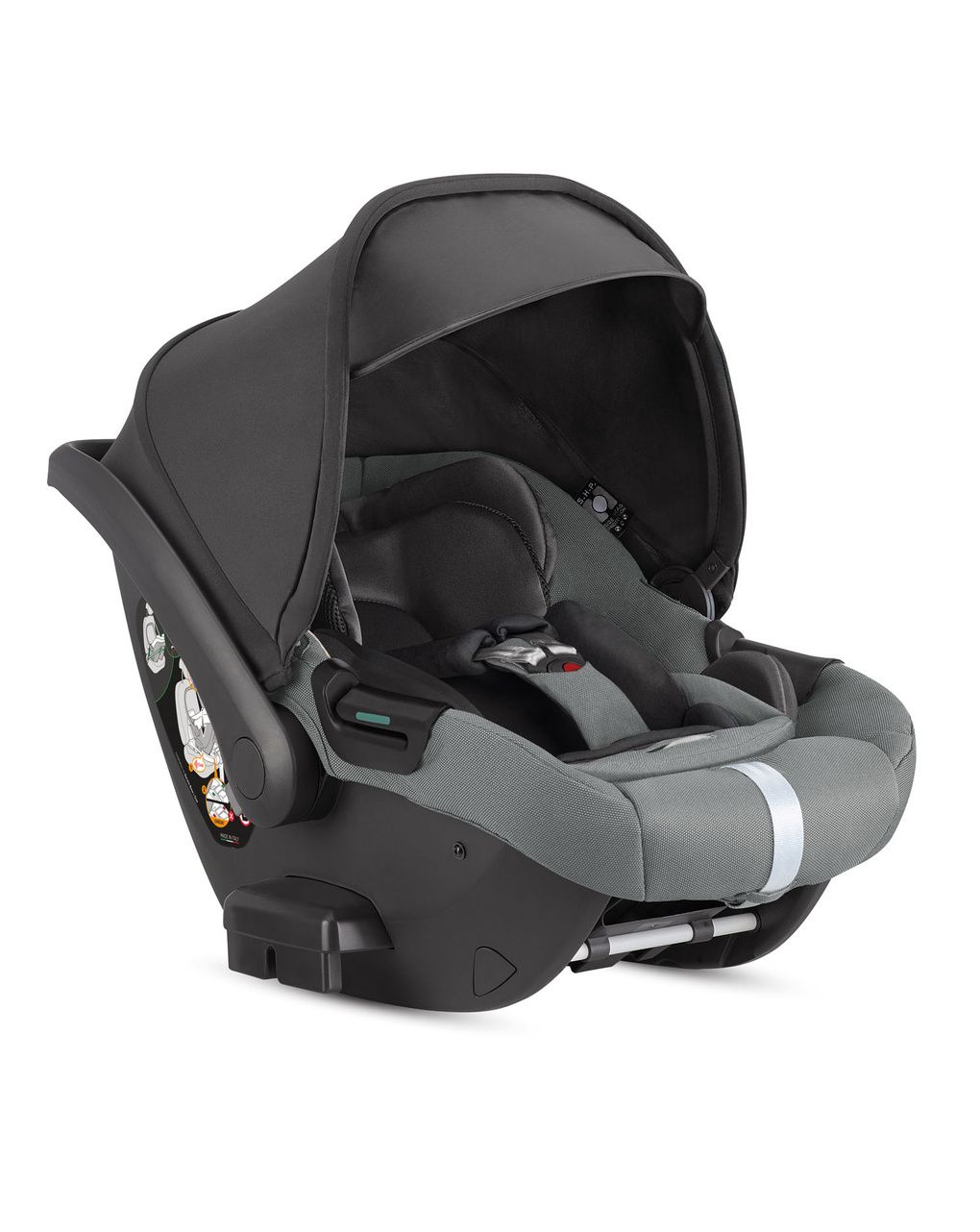 Inglesina σύστημα μεταφοράς quattro aptica xt darwin recline με σκελετό nero canyon grey - Inglesina