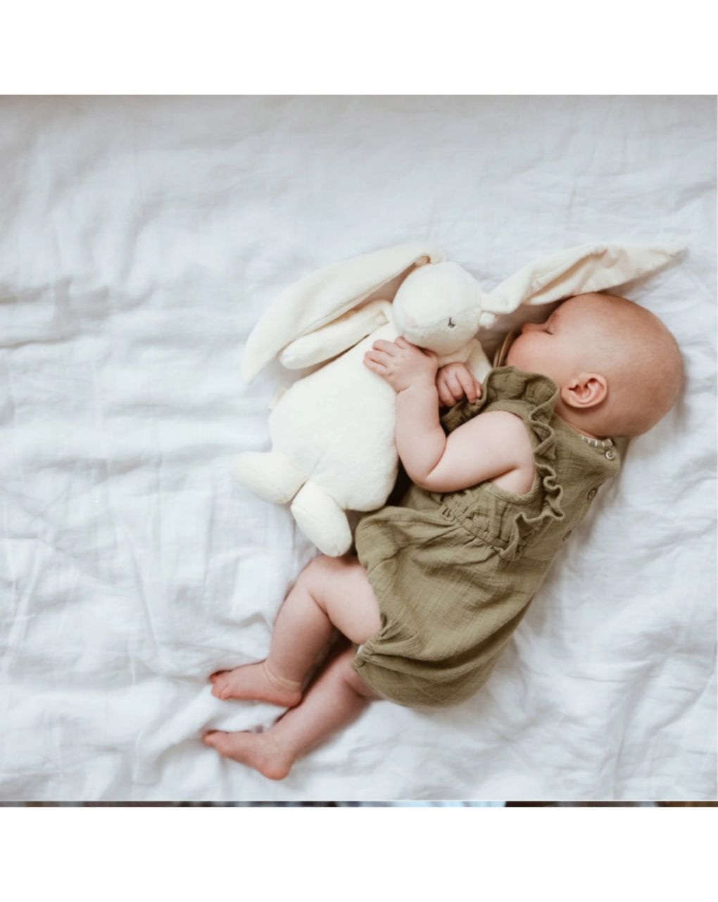 Moonie 2.0 the humming friend επαναφορτιζόμενο βοήθημα ύπνου με αισθητήρα κλάματος και φωτισμό cream bunny - MOONIES