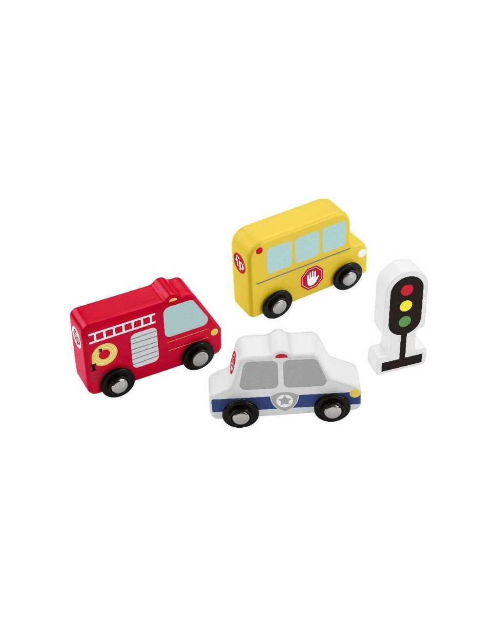 Mattel fisher-price ξύλινα οχήματα 2 ετών+ jcy32 - Fisher-Price