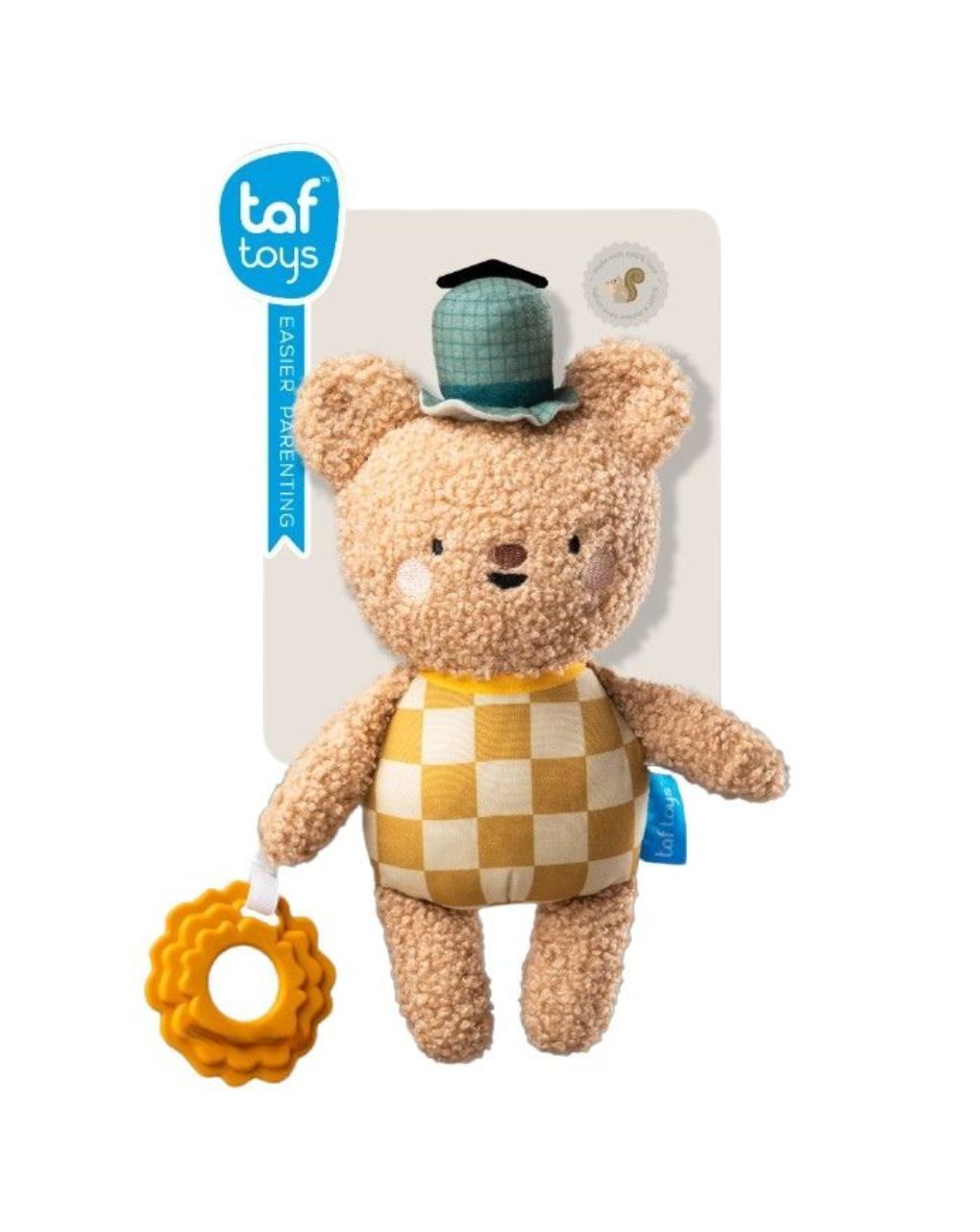 Taf toys λούτρινο αρκουδάκι με μασητικό brendon plus toy t13605 - Taf-toys