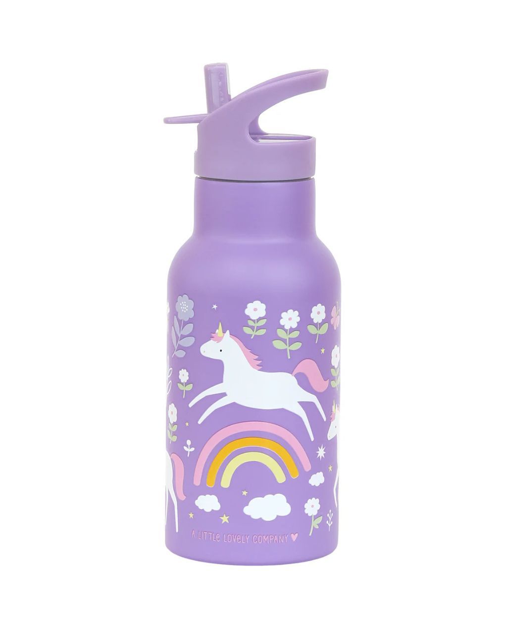 A little lovely company μπουκάλι θερμός με διπλό τοίχωμα από ανοξείδωτο ατσάλι 350ml unicorn dreams dbssud77 - A LITTLE LOVELY COMP