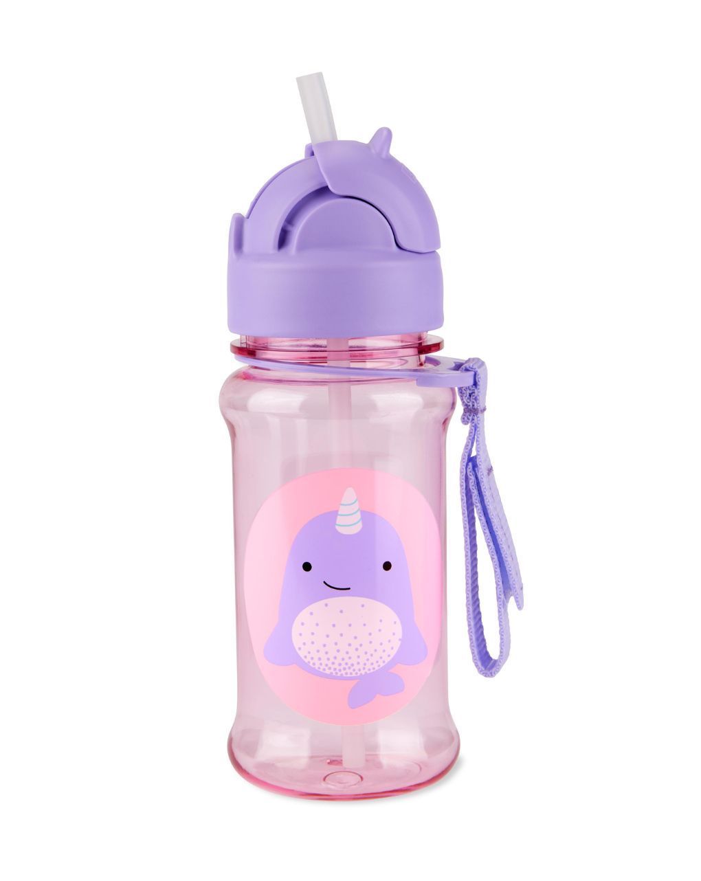 Skip hop zοο tritan renew παγούρι με καλαμάκι 355ml narwhal 9q776810