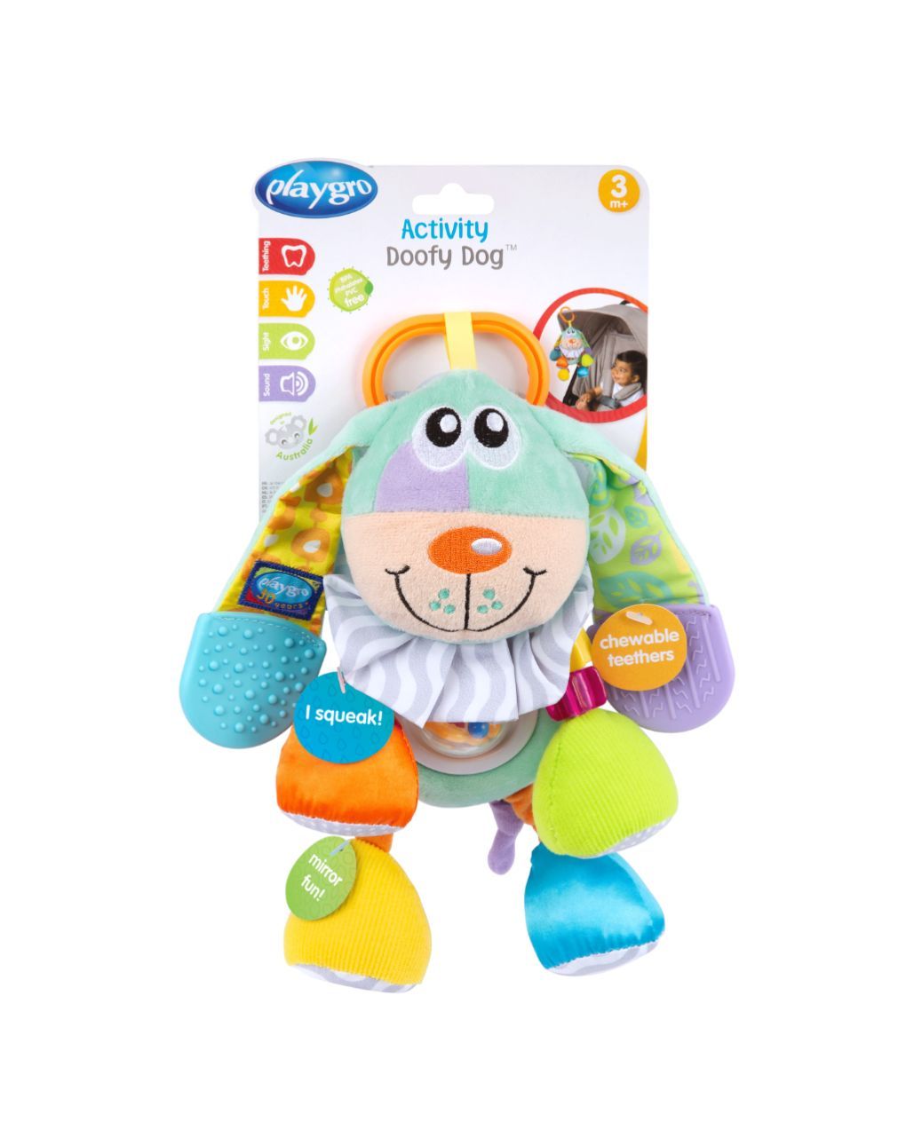 Playgro παιχνίδι δραστηριοτήτων καροτσιού activity doofy dog - Playgro