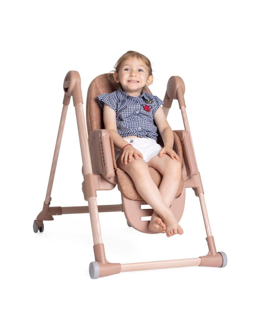 Chicco καρεκλάκι φαγητού polly armonia terracotta p04-87140-42 - Chicco