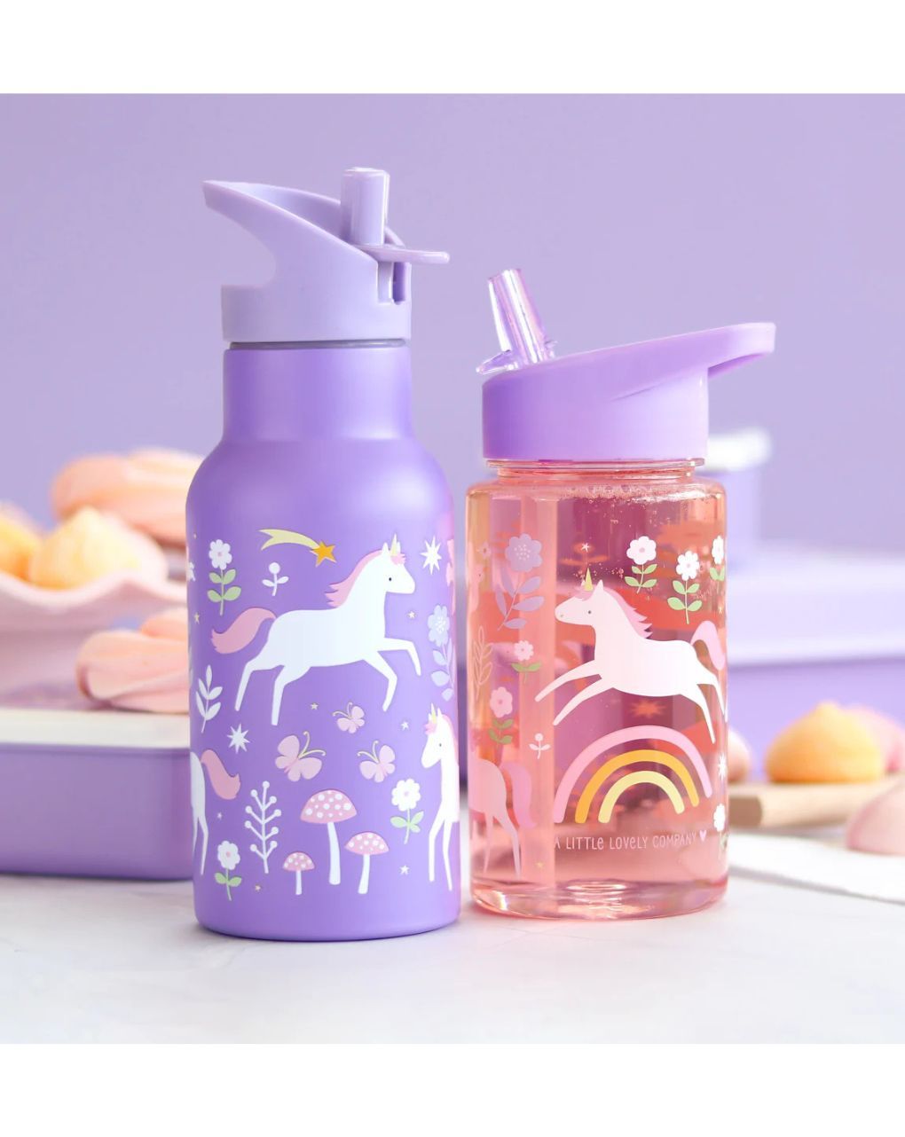 A little lovely company μπουκάλι θερμός με διπλό τοίχωμα από ανοξείδωτο ατσάλι 350ml unicorn dreams dbssud77 - A LITTLE LOVELY COMP