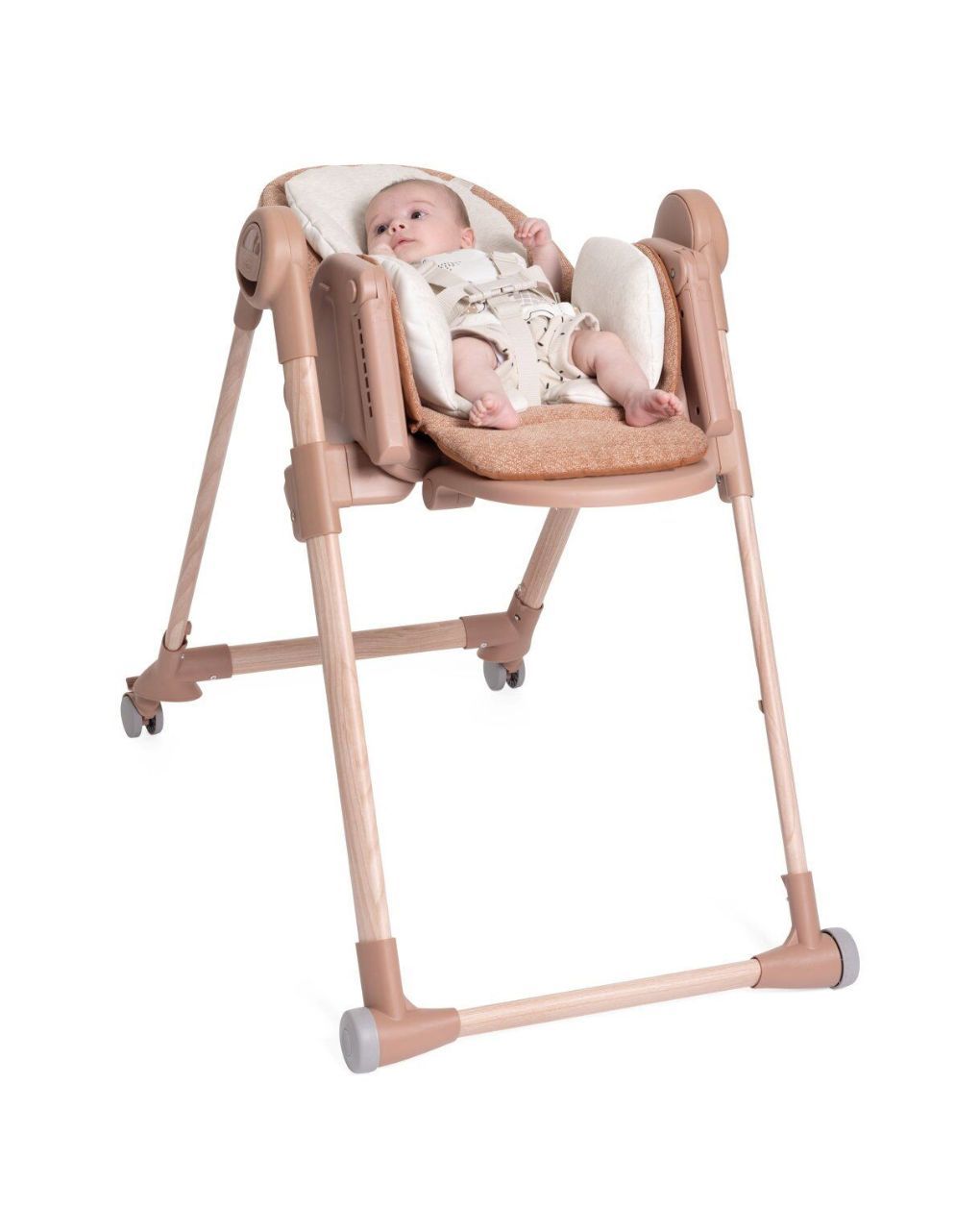 Chicco καρεκλάκι φαγητού polly armonia terracotta p04-87140-42 - Chicco