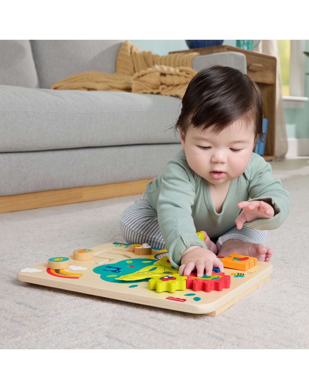 Mattel fisher-price ξύλινος σταθμός δραστηριοτήτων 6m+ jdm53 - Fisher-Price