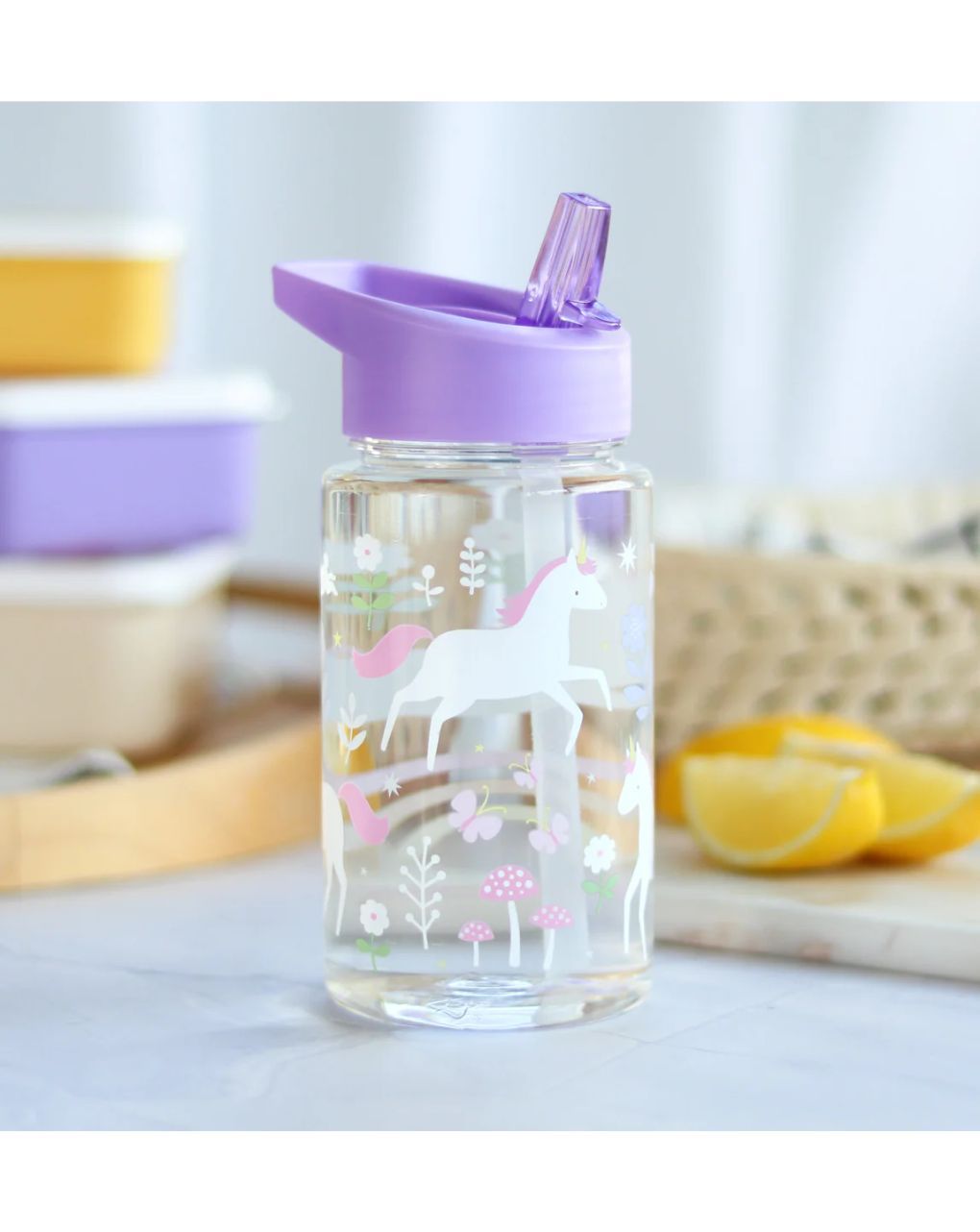 A little lovely company παγούρι tritan 450ml unicorn dreams dbudpu86 - A LITTLE LOVELY COMP