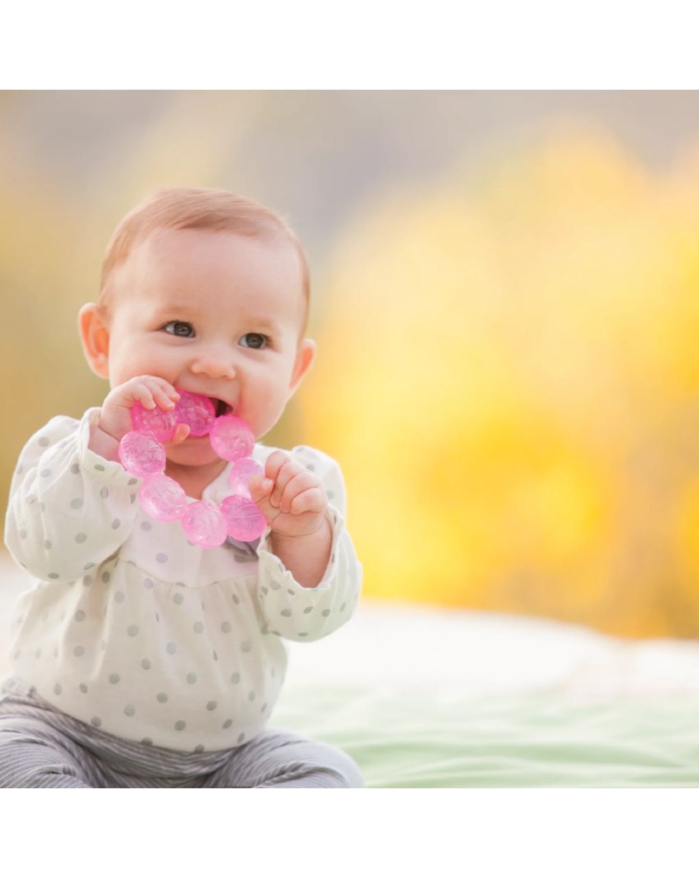 Infantino μασητικό water teether grapefruit - INFANTINO