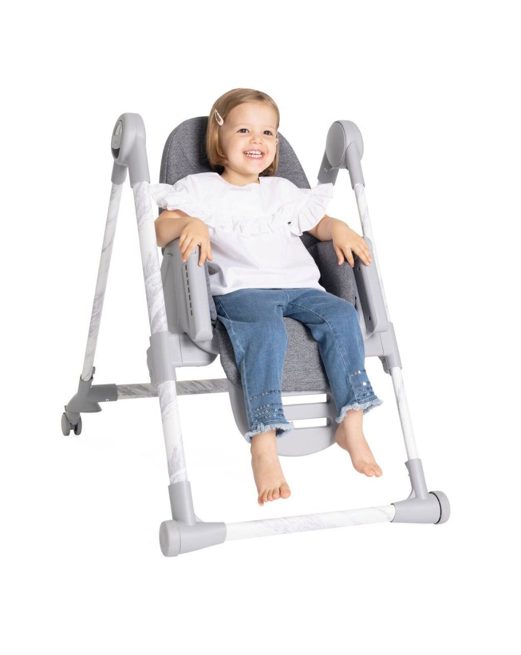 Chicco καρεκλάκι φαγητού polly armonia carrara p04-87140-43 - Chicco