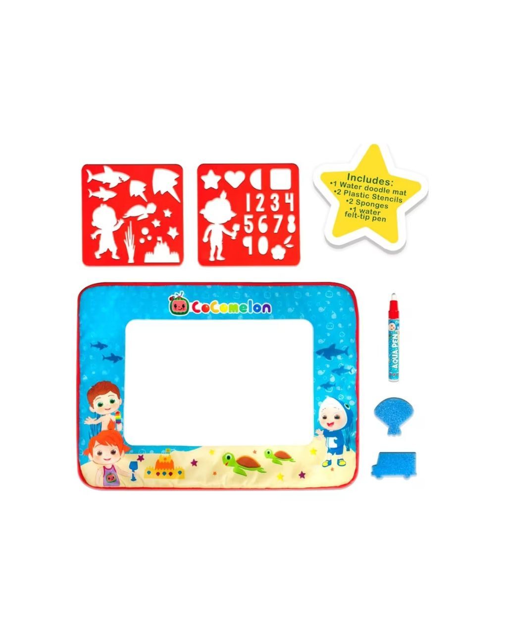 Giochi preziosi cocomelon χαλάκι ζωγραφικής aqua mat ccm23000 - Giochi Preziosi