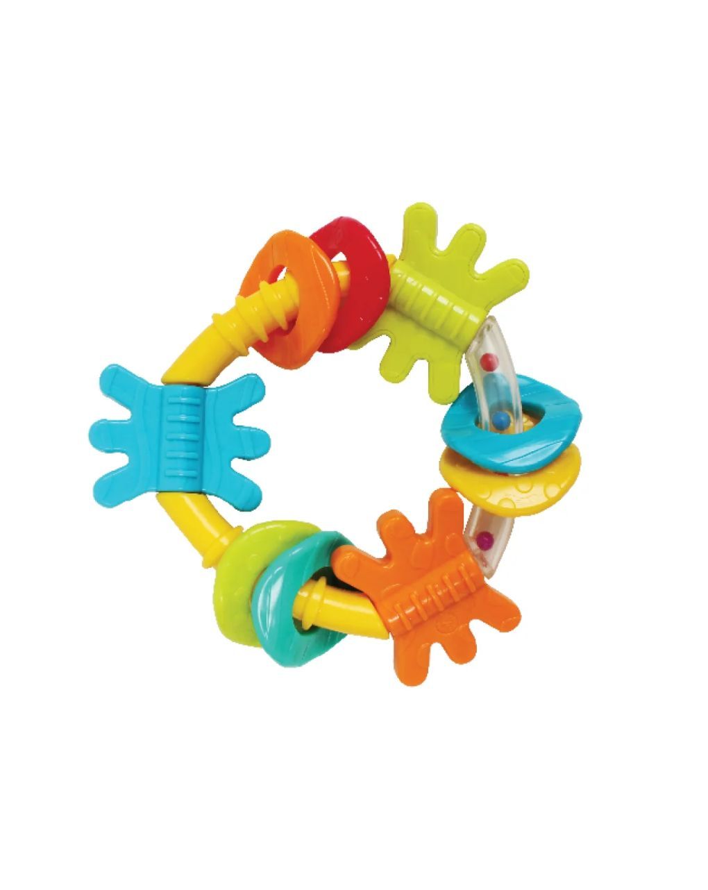 Playgro triangle teether κουδουνίστρα οδοντοφυίας κίτρινο 3m+ - Playgro