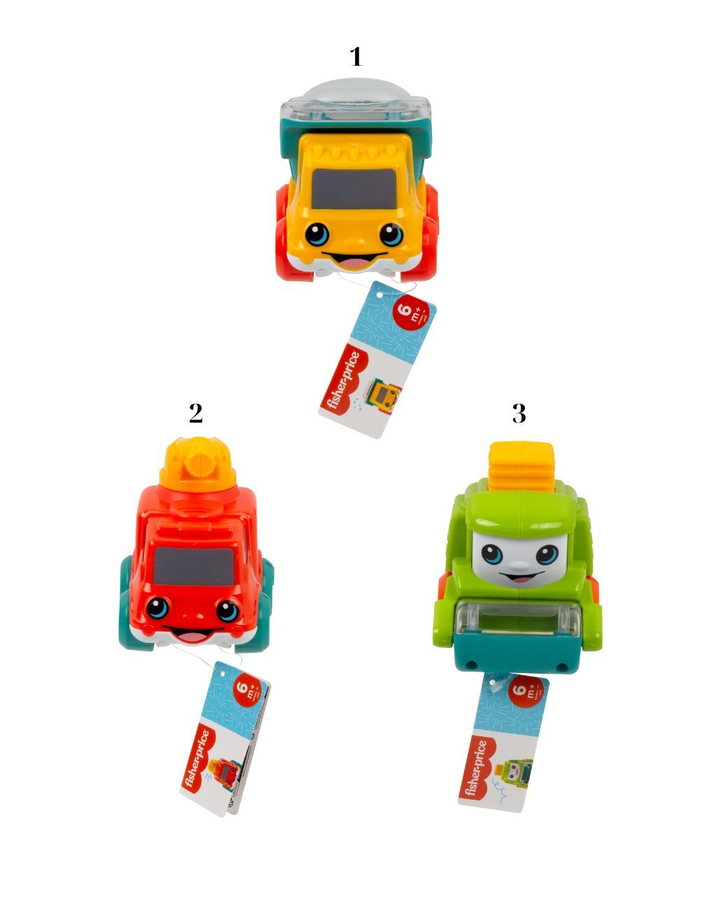 Mattel fisher-price οχηματάκι push along hrp27 (διάφορα σχέδια)