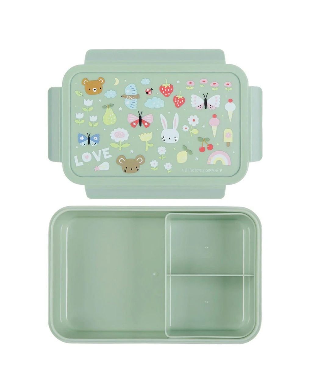 A little lovely company δοχείο φαγητού bento με χωρίσματα 1200ml joy sbjomu57 - A LITTLE LOVELY COMP