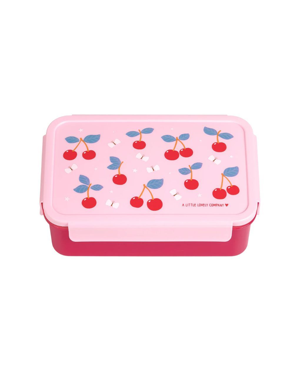 A little lovely company δοχείο φαγητού bento με χωρίσματα 1200ml cherries bbchpi78