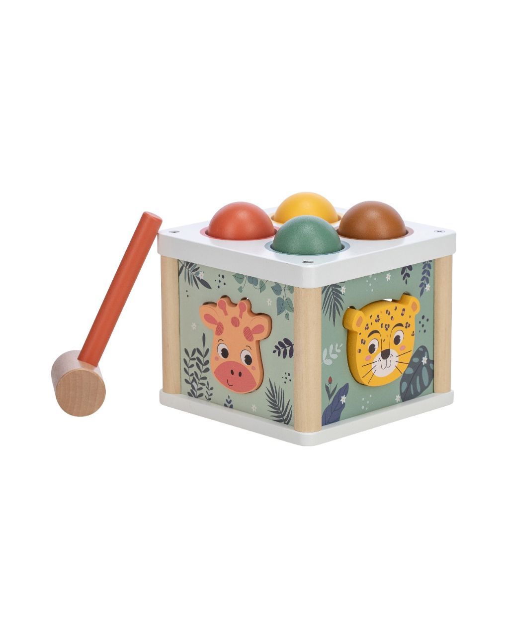 Free2play ξύλινο παιχνίδι-σπιτάκι δραστηριοτήτων wooden toy hit the ball 80616 - Freeon