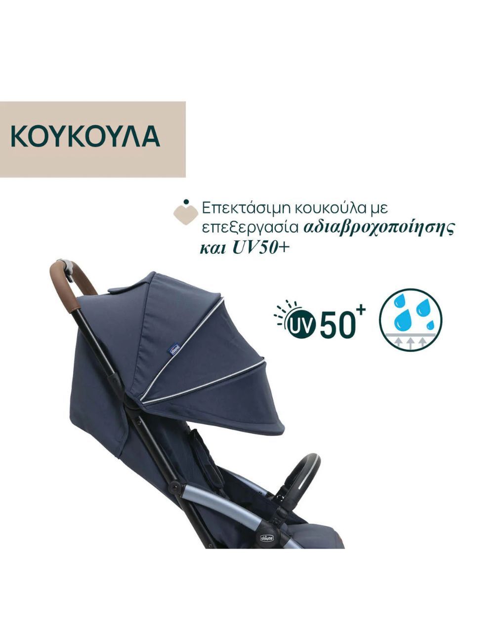 Chicco καρότσι περιπάτου goody xplus radiant blue o06-87040-38-01 - Chicco