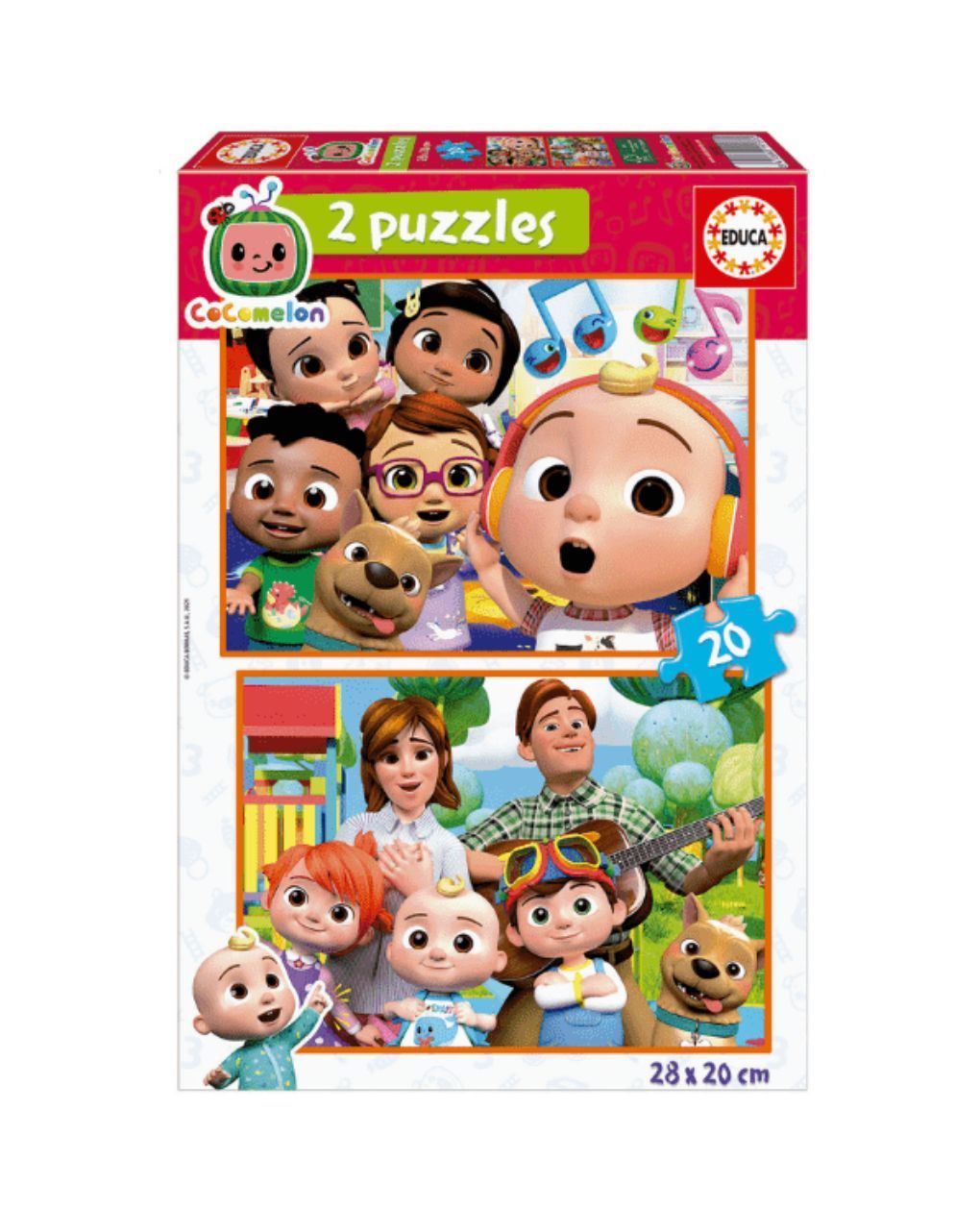 Educa παζλ cocomelon 2x20 κομμάτια 19137