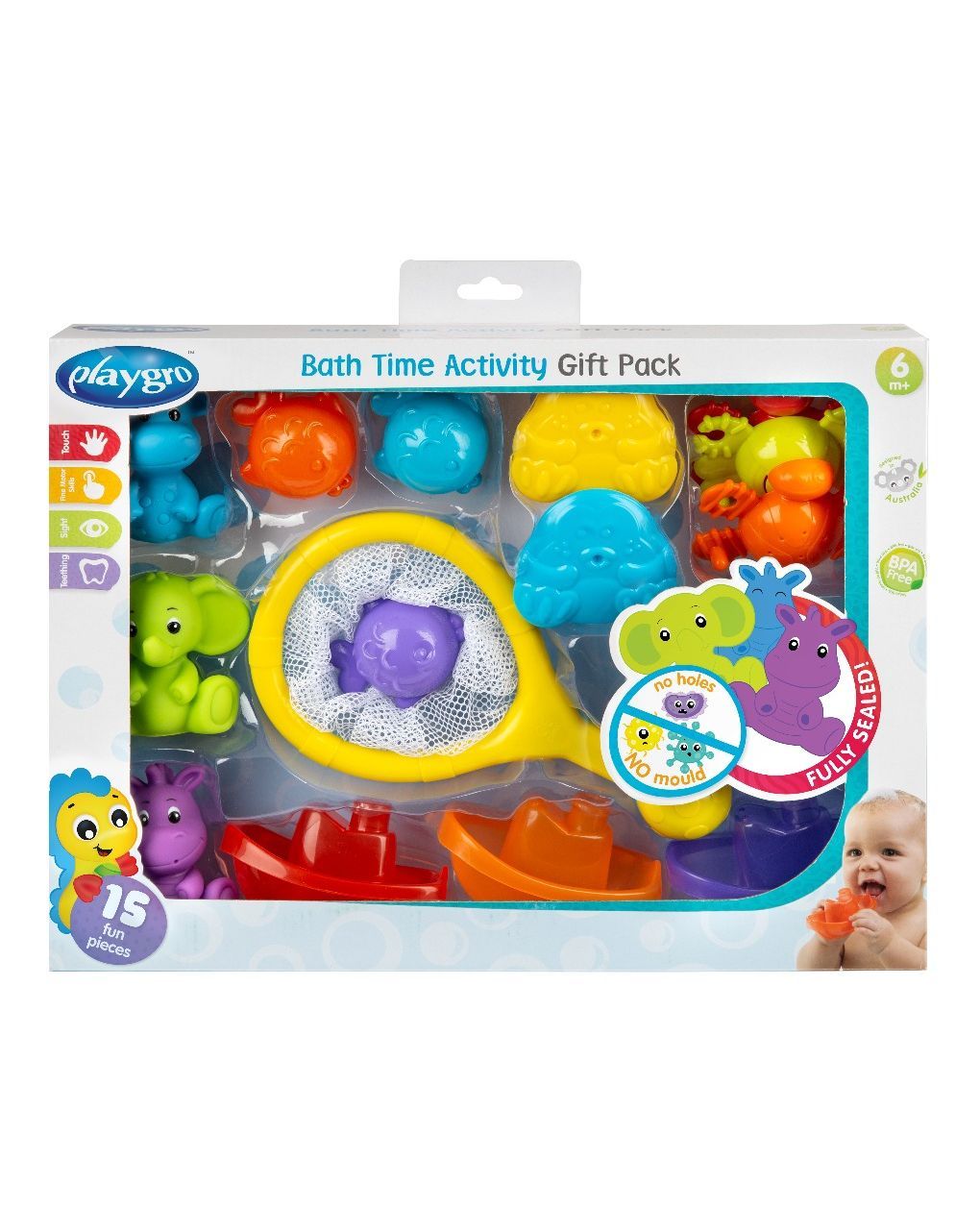 Playgro σετ παιχνίδι μπάνιου bath time activity gift pack fully sealed - Playgro