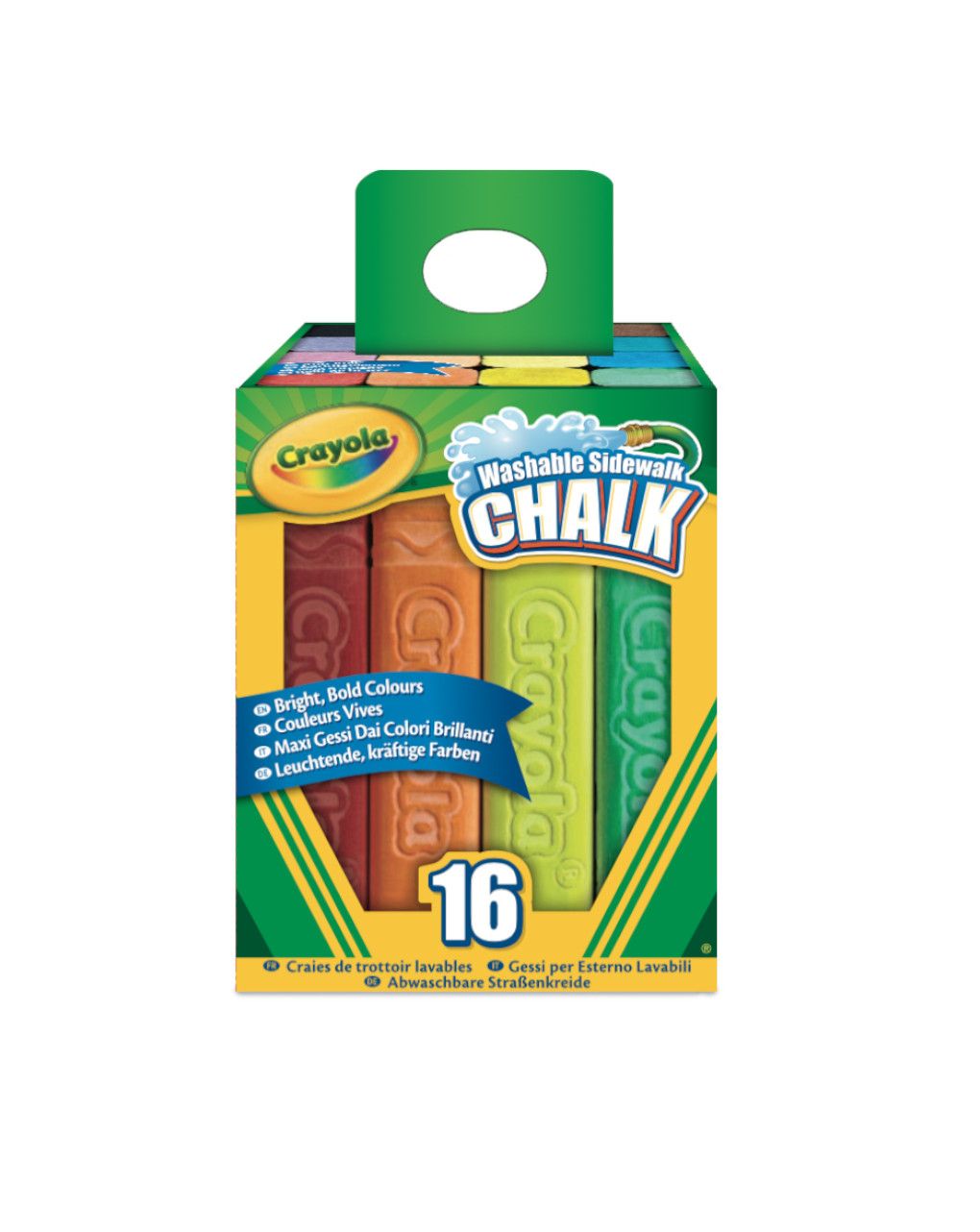 Crayola σετ κιμωλίες 16τμχ παιδικής ζωγραφικής sidewalk chalk - Crayola