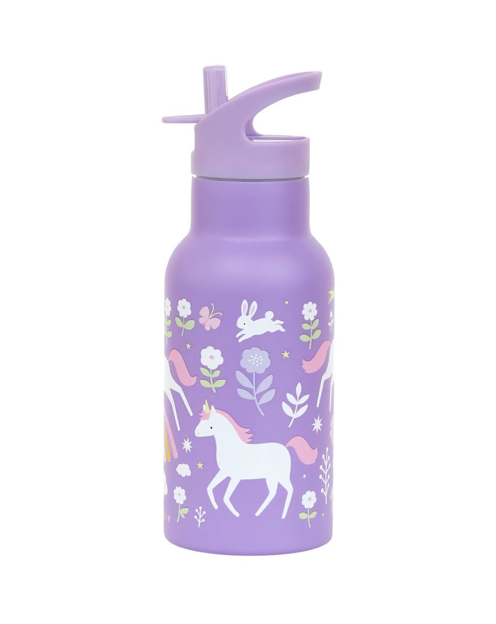 A little lovely company μπουκάλι θερμός με διπλό τοίχωμα από ανοξείδωτο ατσάλι 350ml unicorn dreams dbssud77