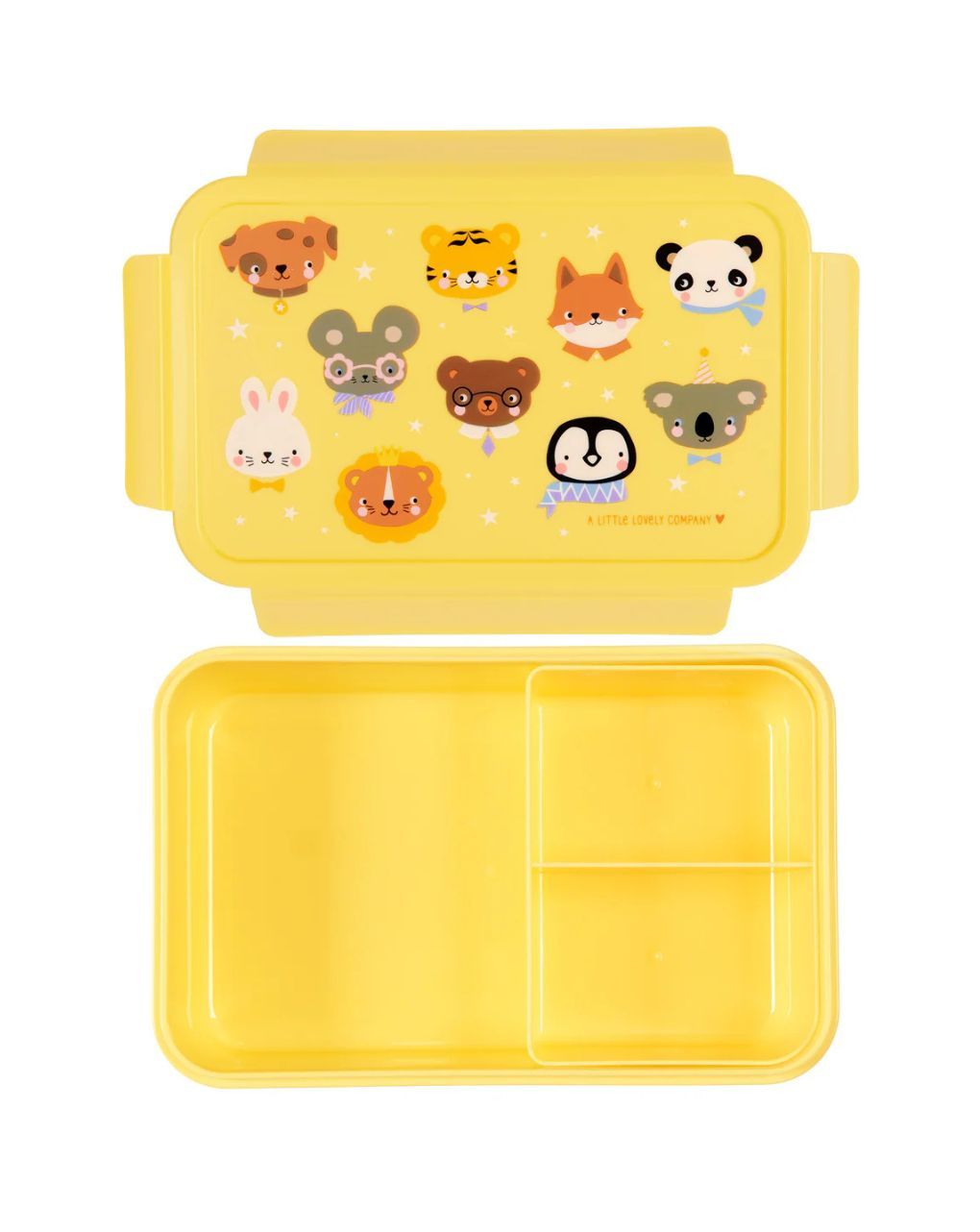A little lovely company δοχείο φαγητού bento με χωρίσματα 1200ml animal friends bbafye77 - A LITTLE LOVELY COMP