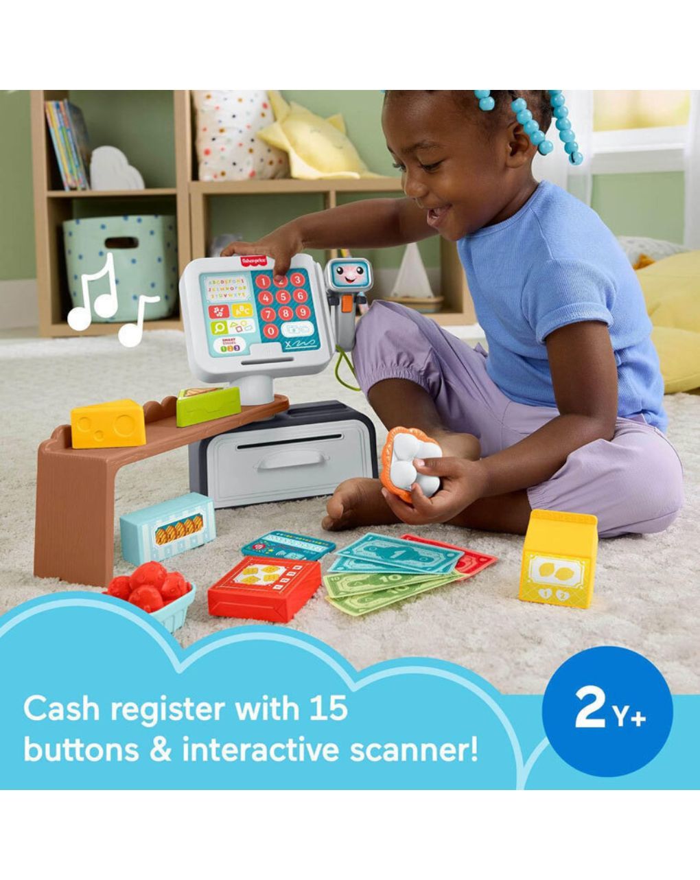 Mattel fisher-price παίζω & μαθαίνω εκπαιδευτική ταμειακή μηχανή 2 ετών+ jgw99 - Fisher-Price