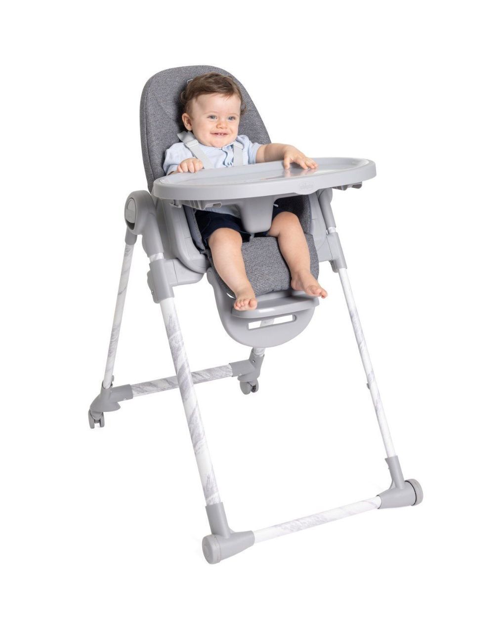 Chicco καρεκλάκι φαγητού polly armonia carrara p04-87140-43 - Chicco