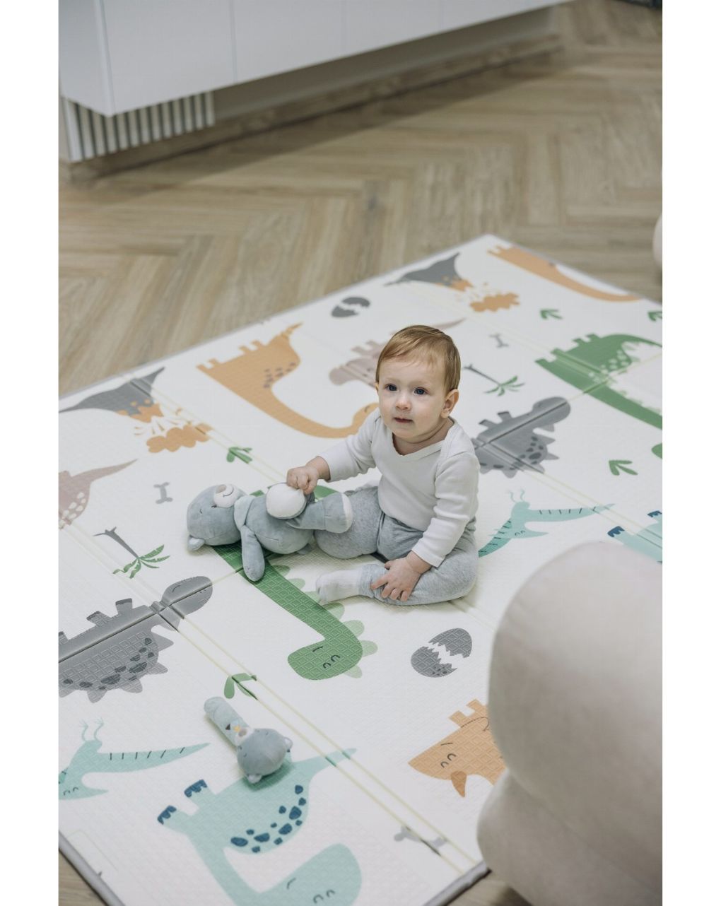 Freeon αναδιπλούμενο χαλί παιχνιδιού magic dino 200x150cm 85680 - Freeon
