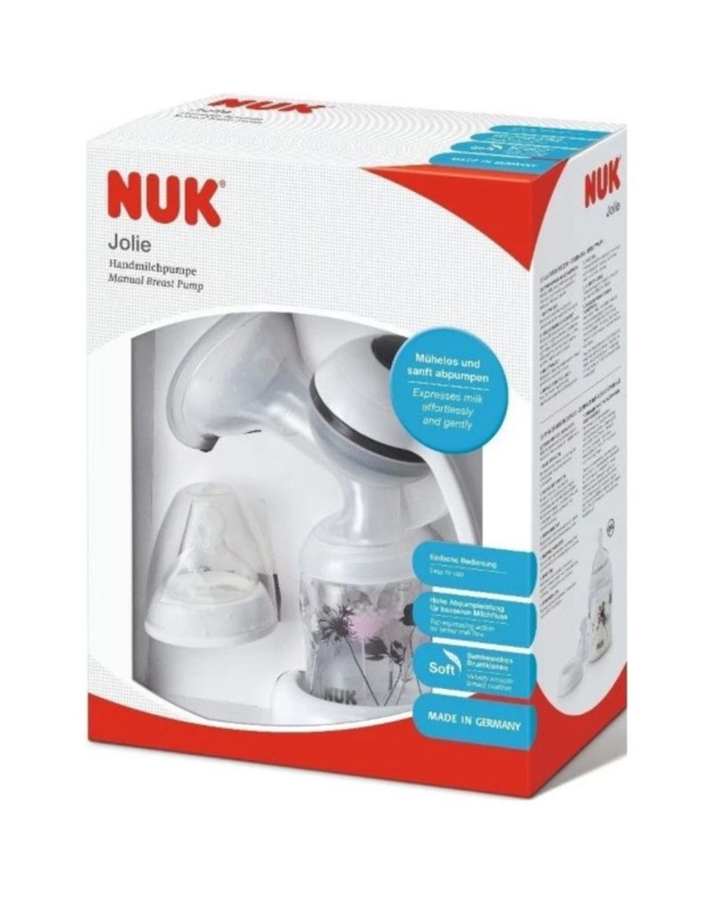 Nuk jolie χειροκίνητο θήλαστρο μητρικού γάλακτος για ήπια αναρρόφηση - Nuk