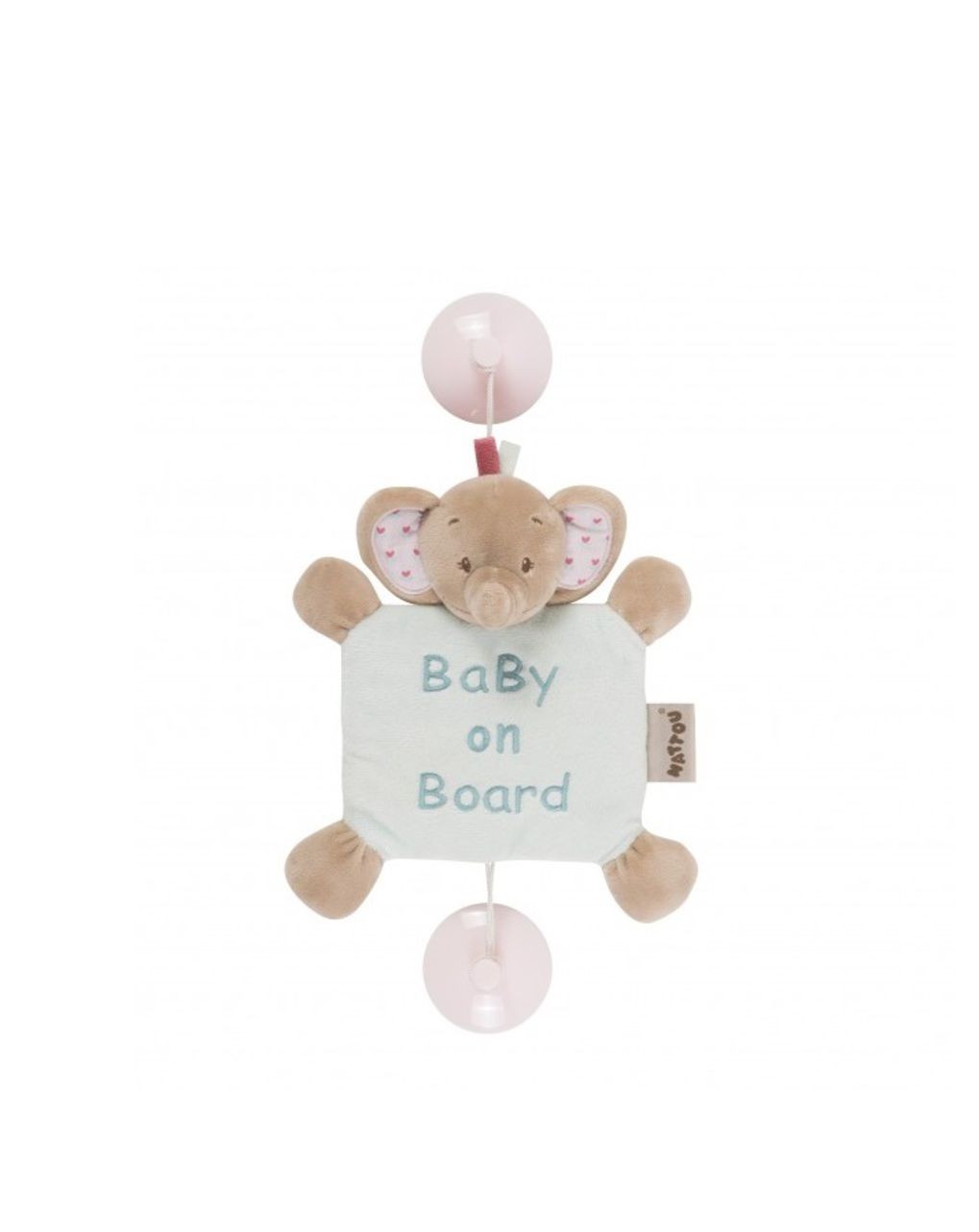 Nattou baby on board ελεφαντάκι με βεντούζα elephant rosie 655354 - Nattou