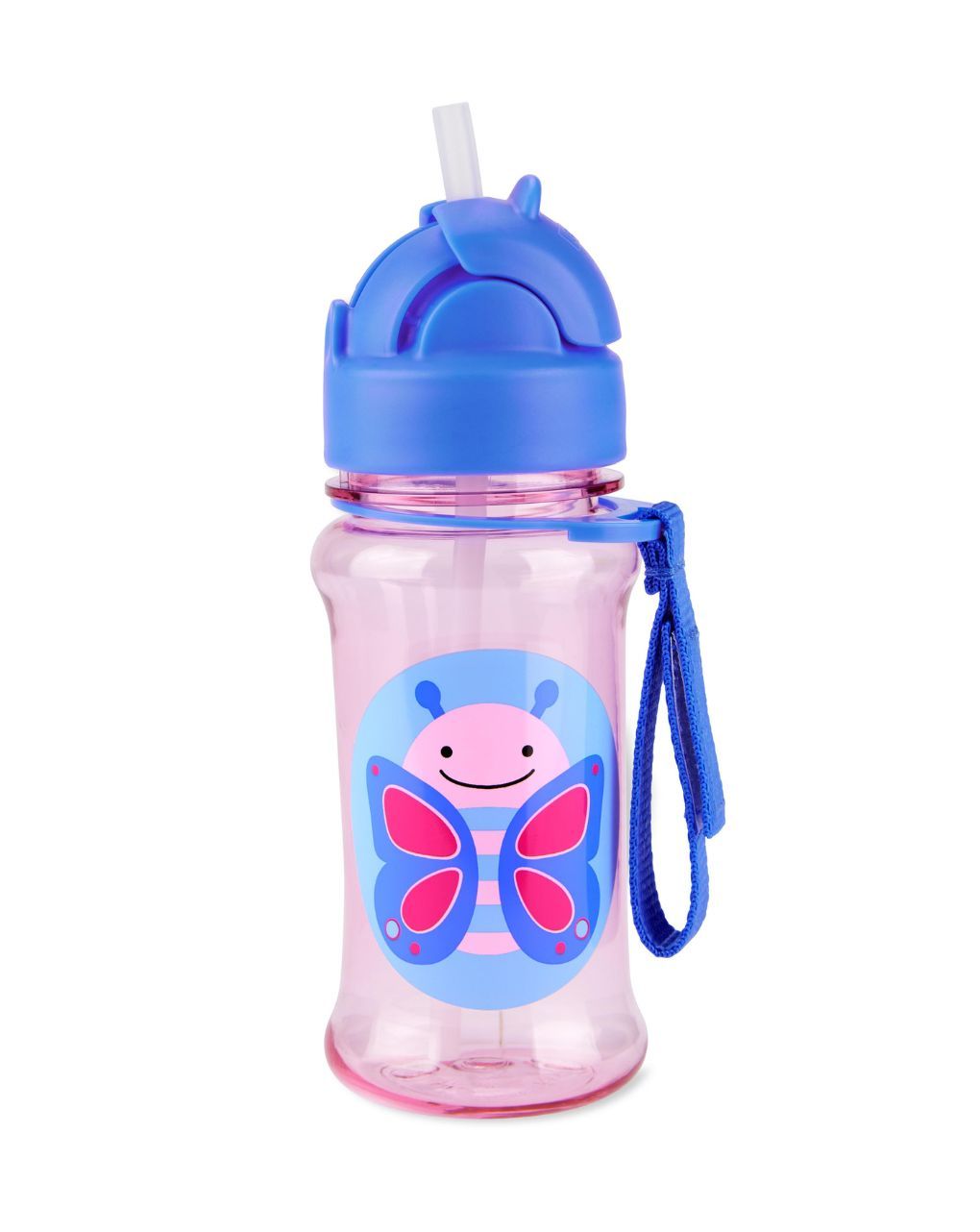 Skip hop zοο tritan renew παγούρι με καλαμάκι 355ml butterfly 9q776410