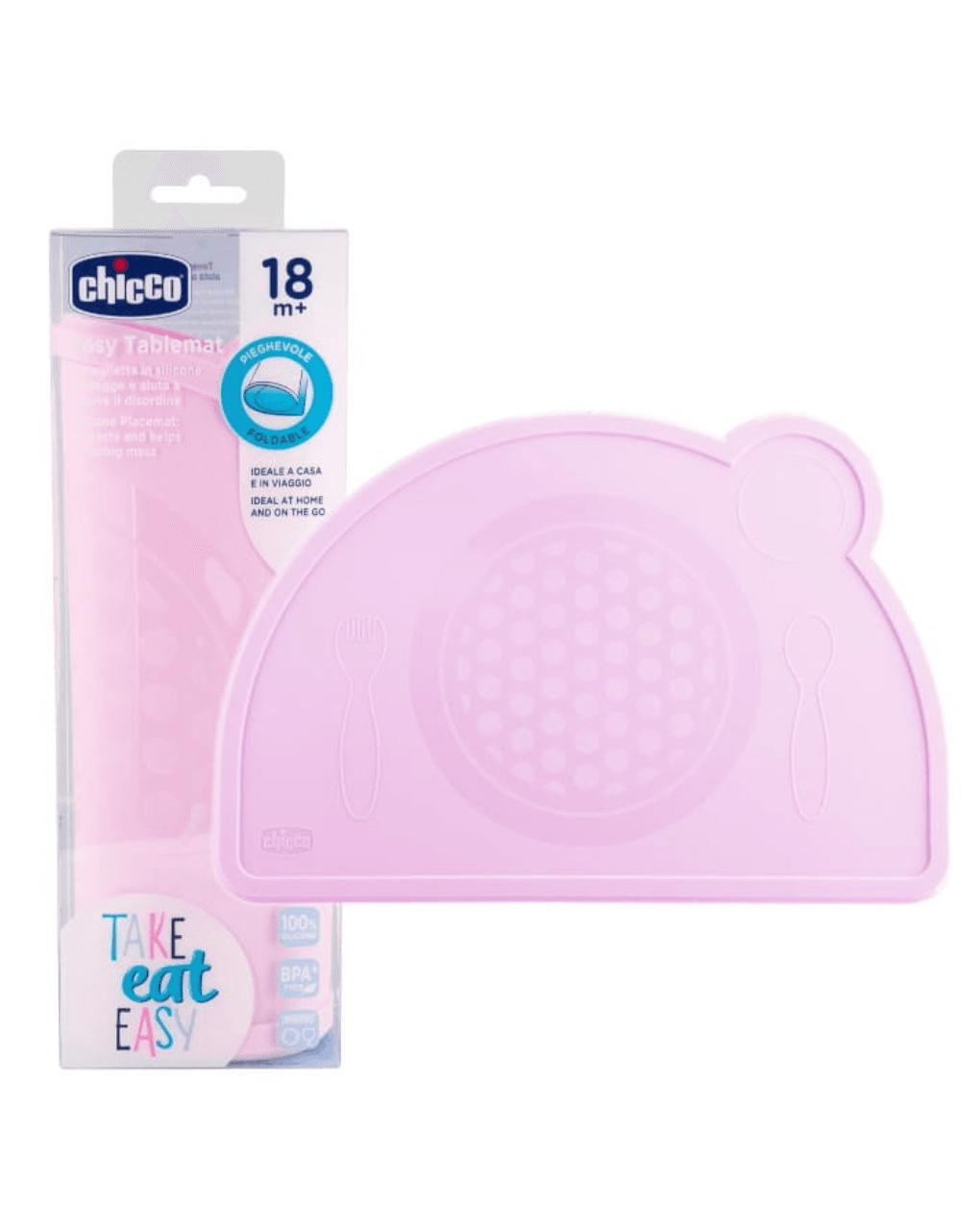 Chicco σουπλά σιλικόνης ροζ 18m+ f01-10218-10
