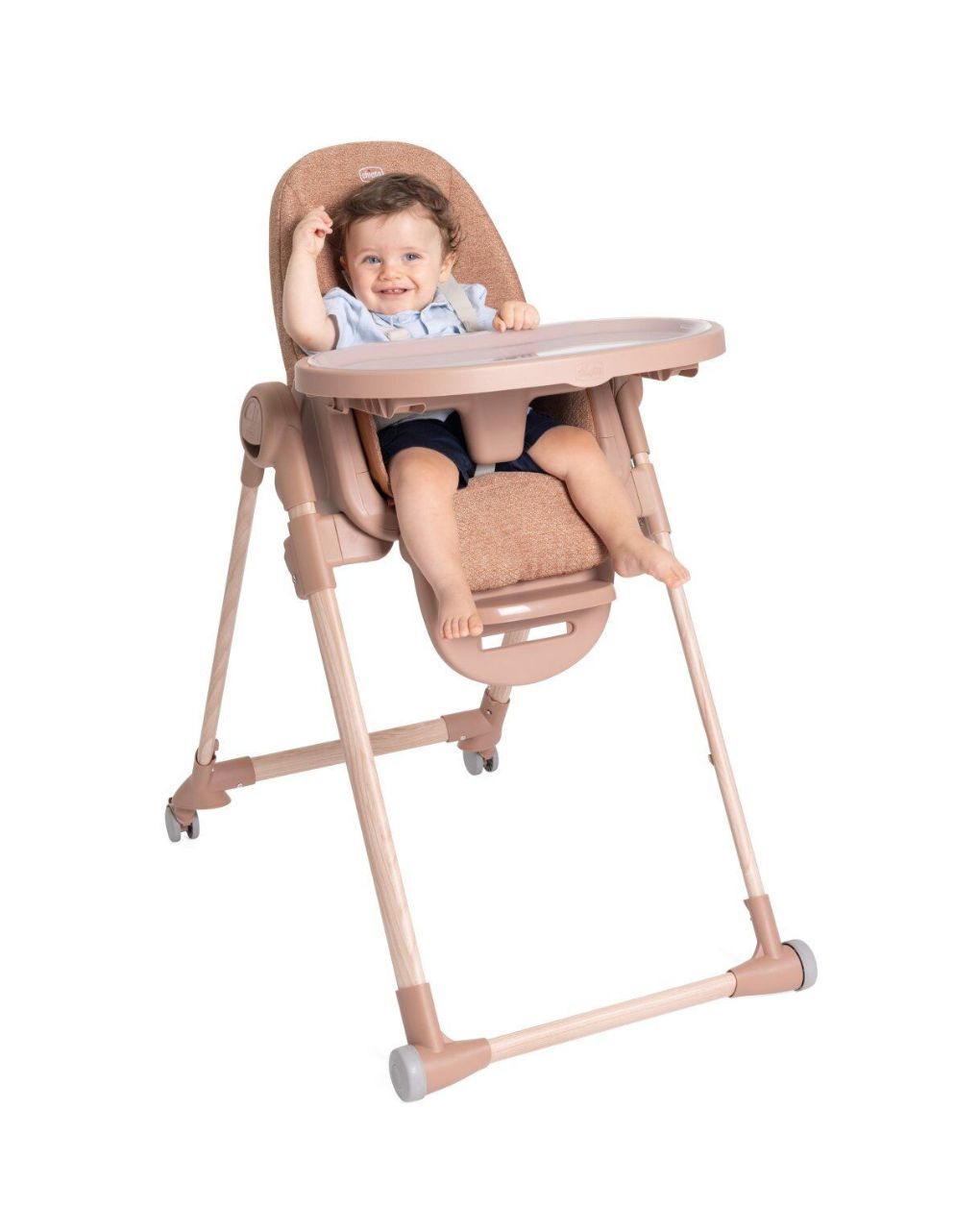 Chicco καρεκλάκι φαγητού polly armonia terracotta p04-87140-42 - Chicco