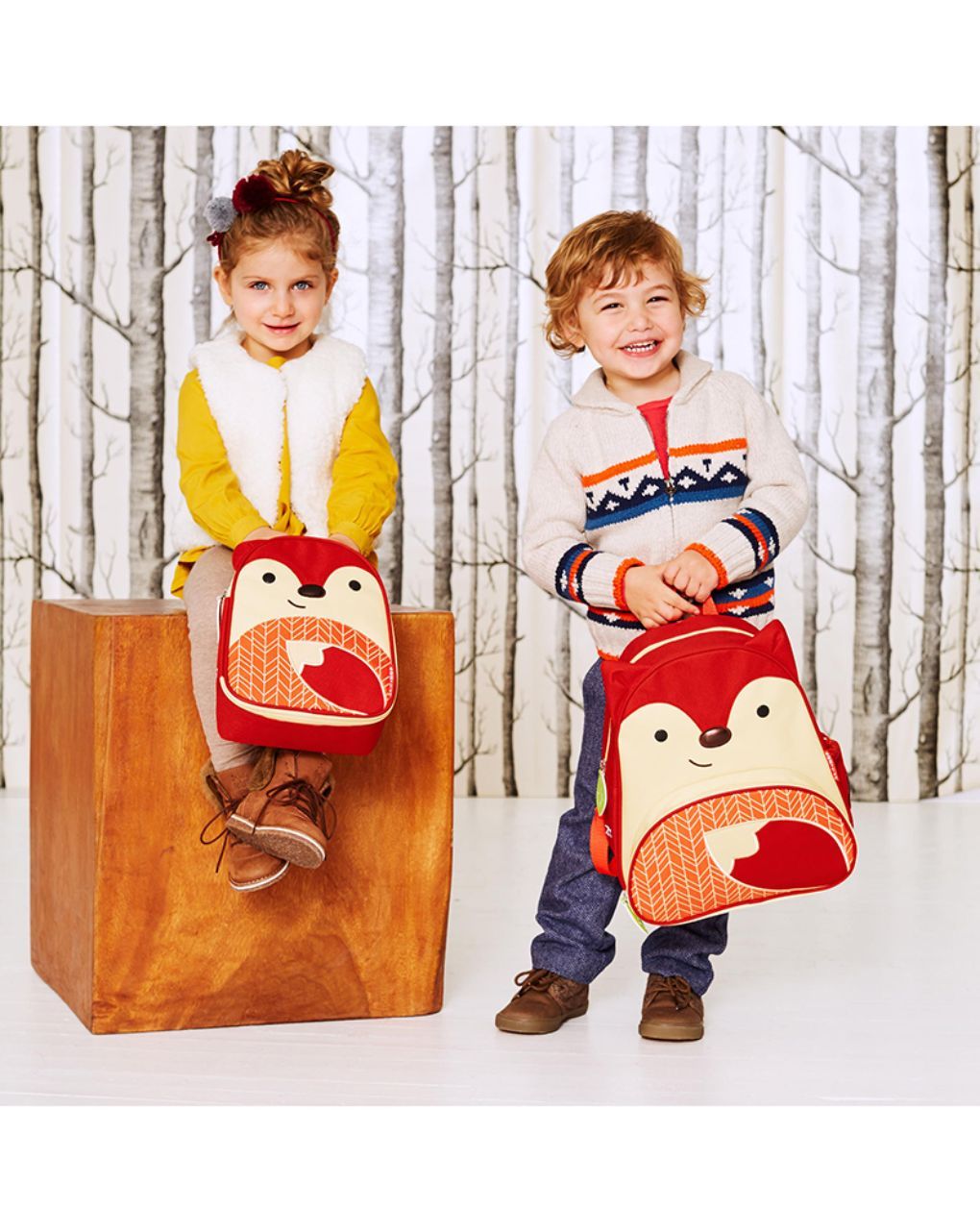 Skip hop zoo παιδική τσάντα πλάτης fox 210256 - SKIP HOP