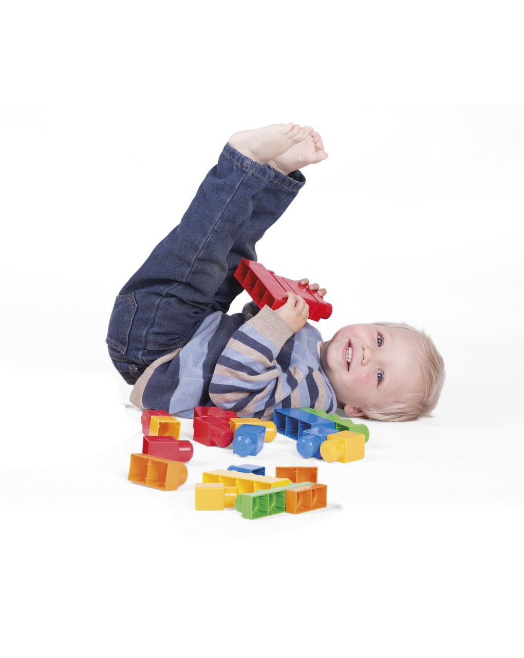 Baby smile σετ 76 μαλακά τουβλάκια για κατασκευή - Baby Smile