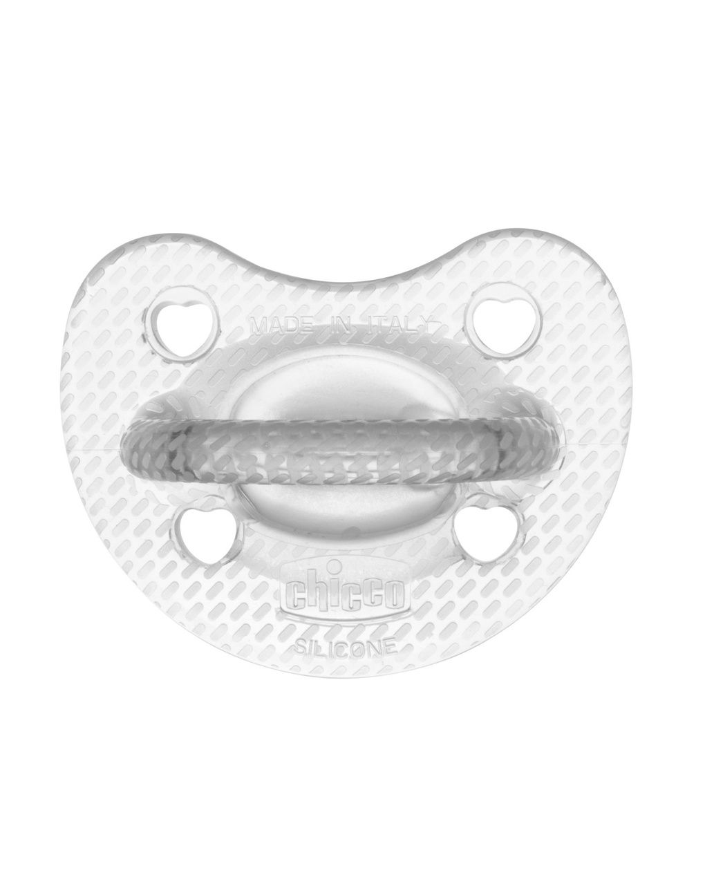 Chicco ορθοδοντικές πιπίλες σιλικόνης 2τμχ crystal 6-16m