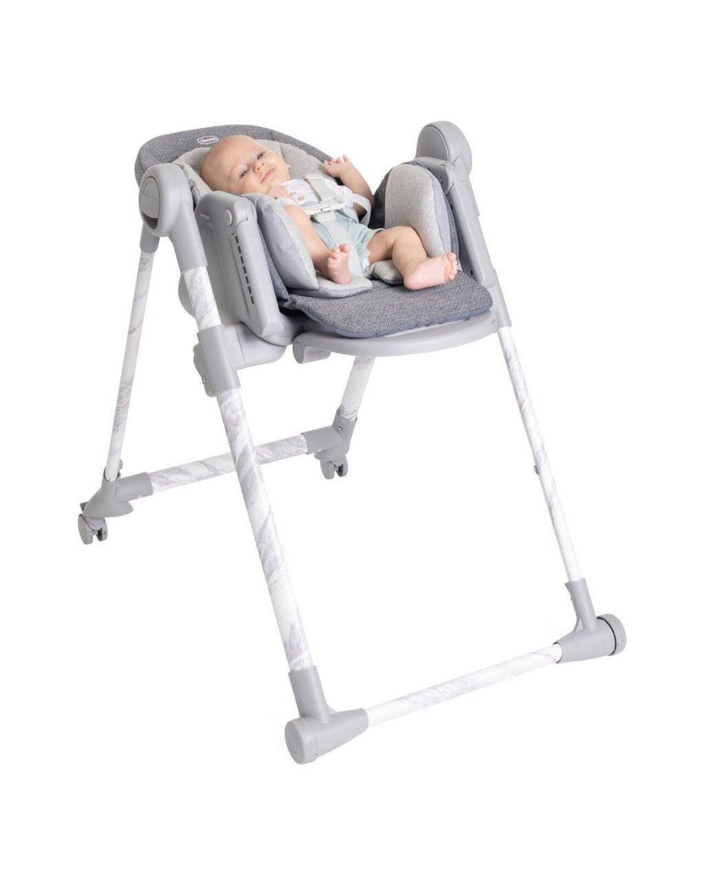 Chicco καρεκλάκι φαγητού polly armonia carrara p04-87140-43 - Chicco