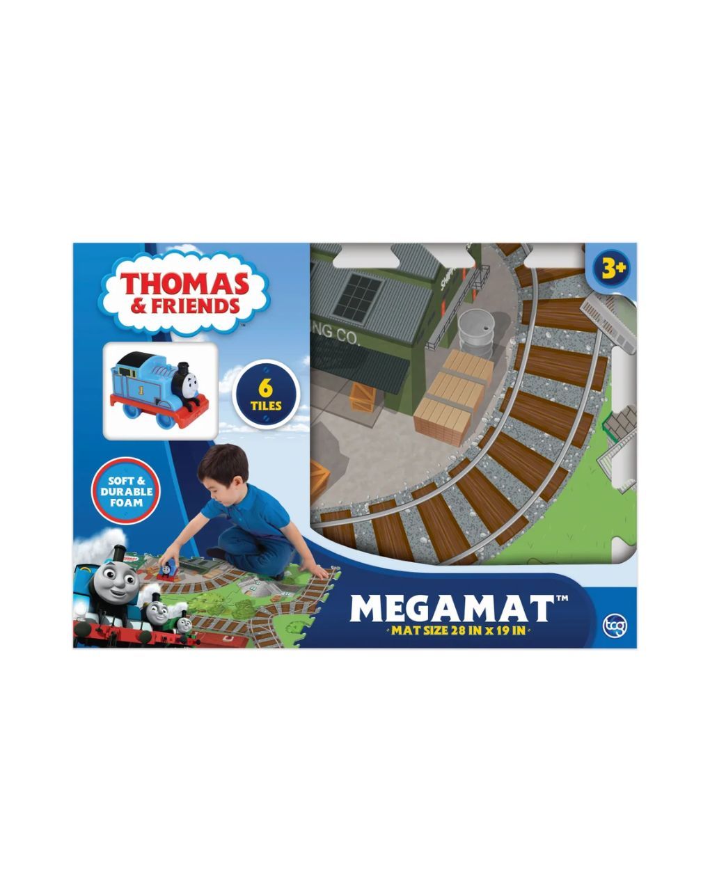Thomas megamat χαλάκι παζλ με όχημα τόμας το τρενάκι meh00000 - MEGAMAT