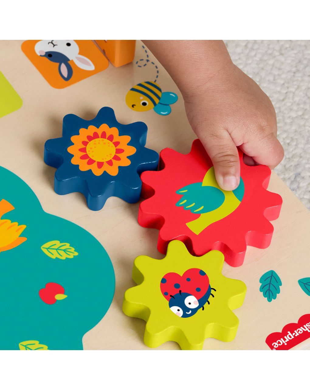 Mattel fisher-price ξύλινος σταθμός δραστηριοτήτων 6m+ jdm53 - Fisher-Price