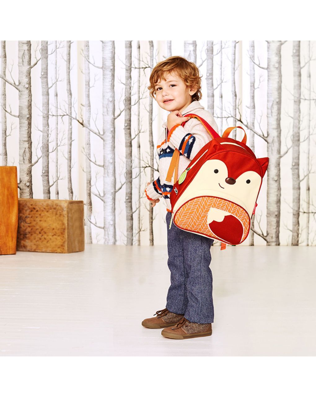 Skip hop zoo παιδική τσάντα πλάτης fox 210256 - SKIP HOP