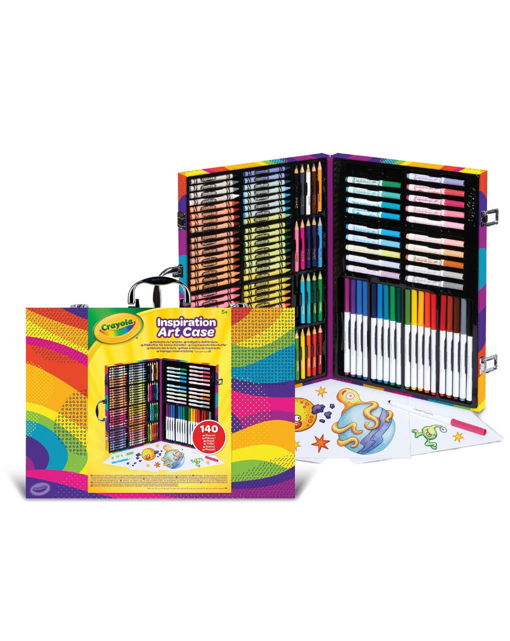 Crayola χαρτοφύλακας rainbow artist 140τμχ - Crayola