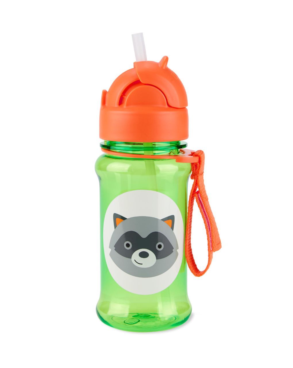 Skip hop zοο tritan renew παγούρι με καλαμάκι 355ml raccoon 9r407310