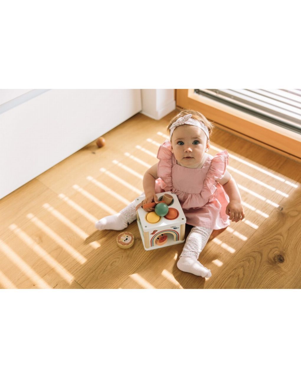 Free2play ξύλινο παιχνίδι-σπιτάκι δραστηριοτήτων wooden toy hit the ball 80616 - Freeon