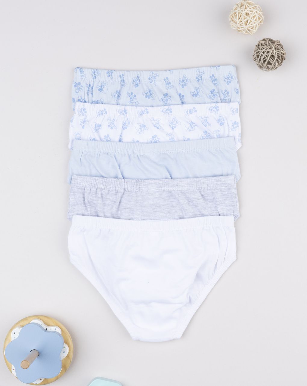 παιδικά σλιπ πακέτο x5 mickey για αγόρι - Prénatal