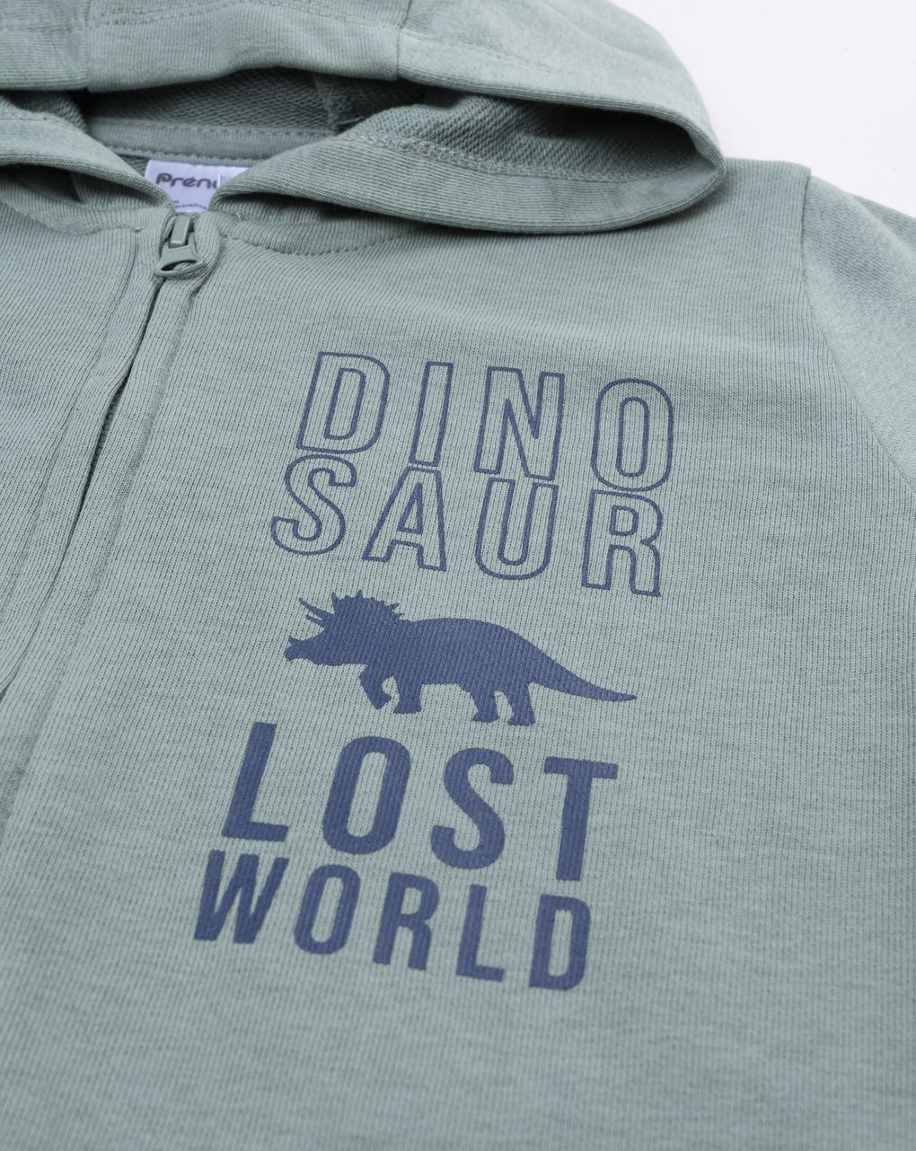 παιδική ζακέτα φούτερ πράσινη dino για αγόρι - Prénatal