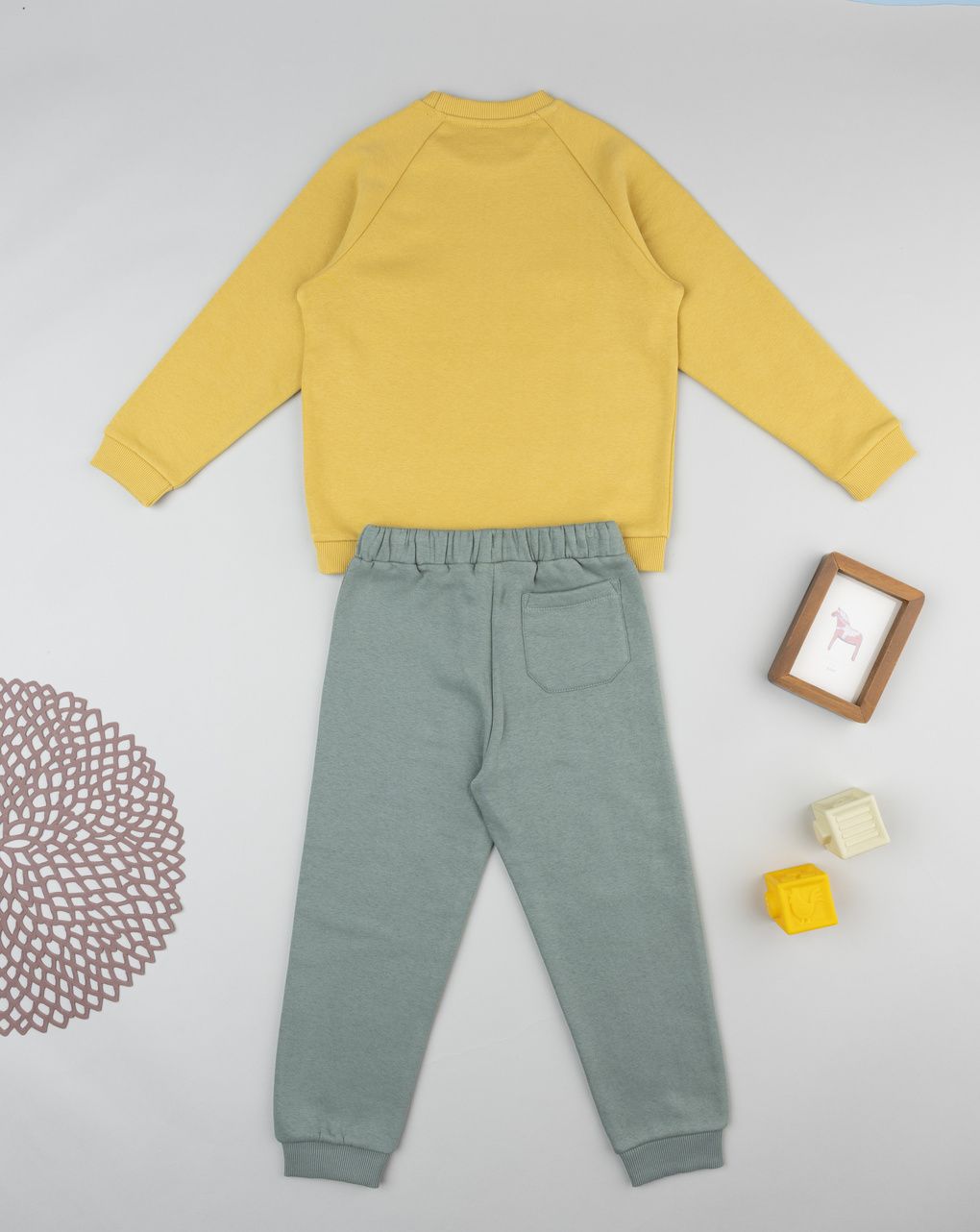 παιδικό σετ μπλούζα φούτερ και φόρμα dino land για αγόρι - Prénatal