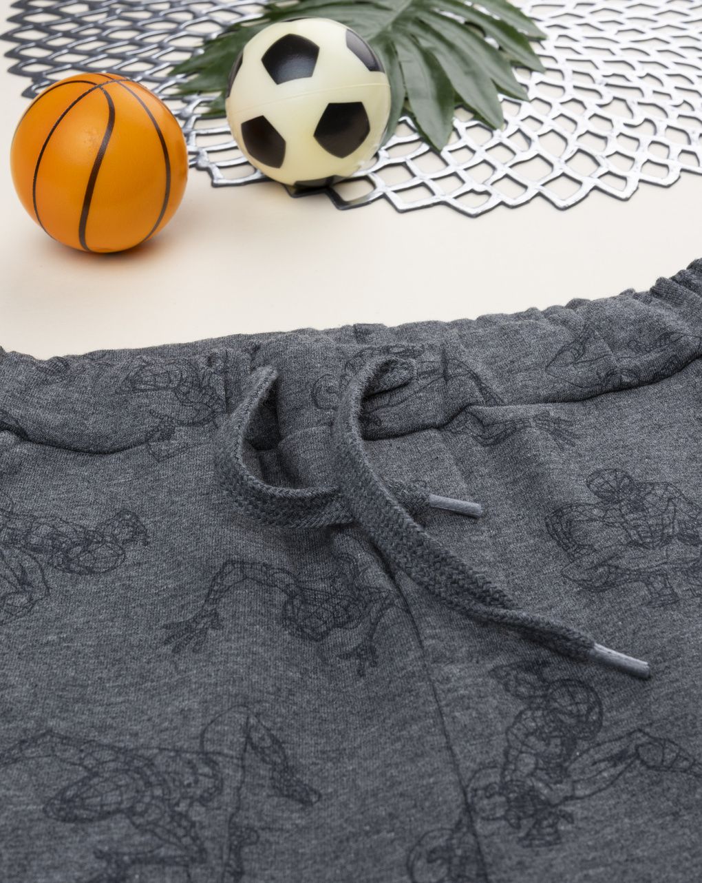 παιδικό παντελόνι φόρμας γκρι spiderman για αγόρι - Prénatal