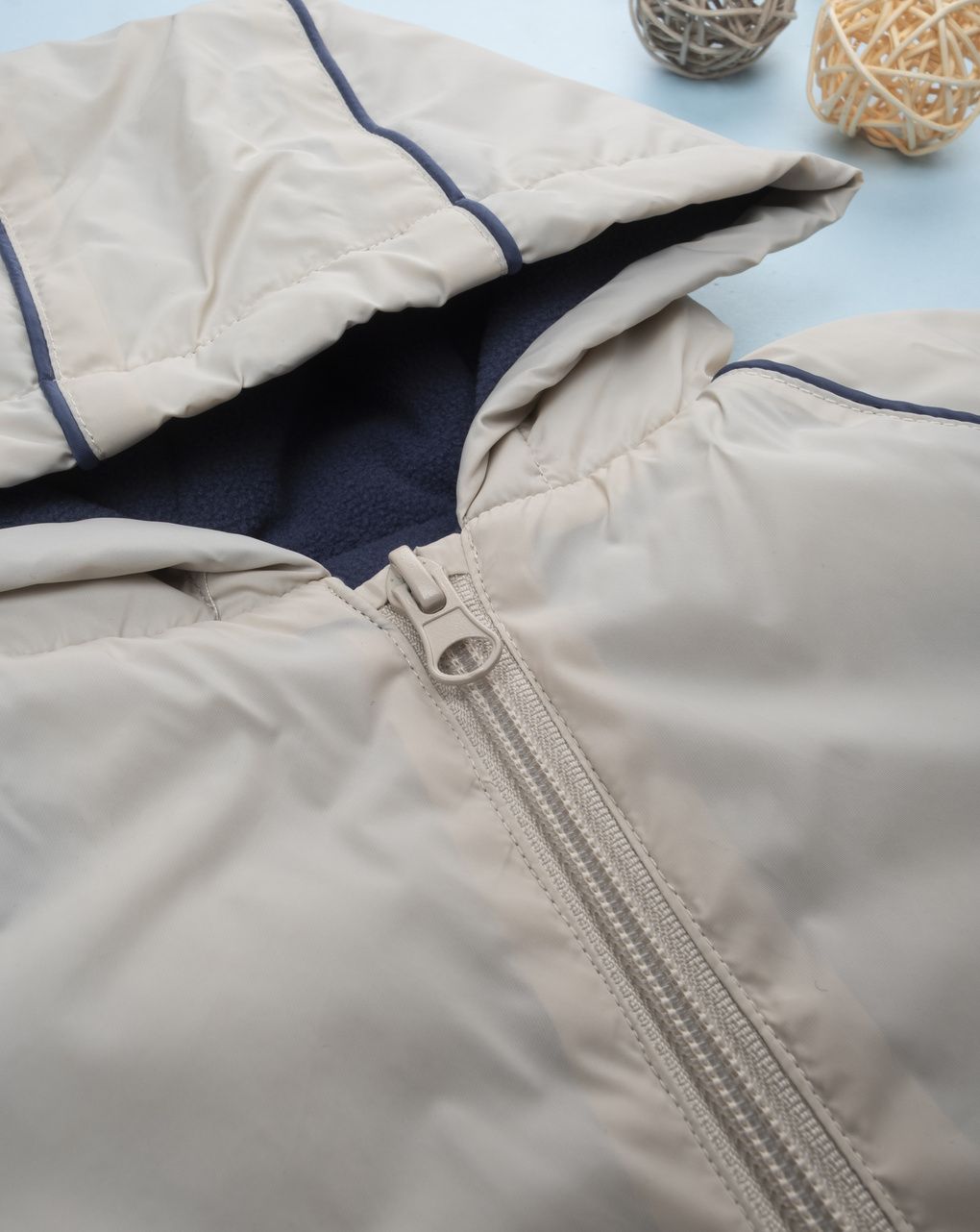 βρεφικό μπουφάν μπεζ για αγόρι - Prénatal